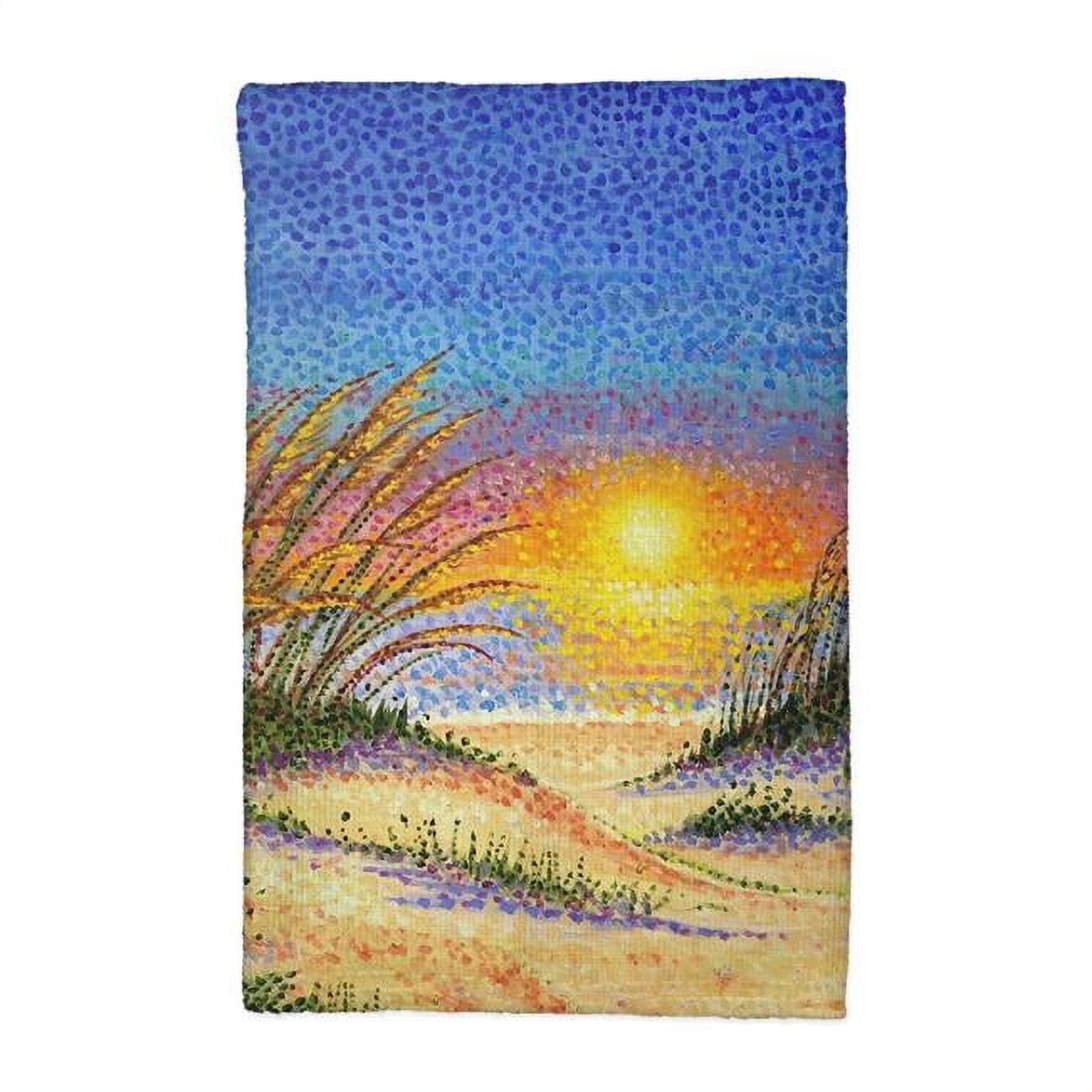 Picture of Betsy Drake KT1409 16 x 25 in. Golden Sea Oats Kitchen Towel
