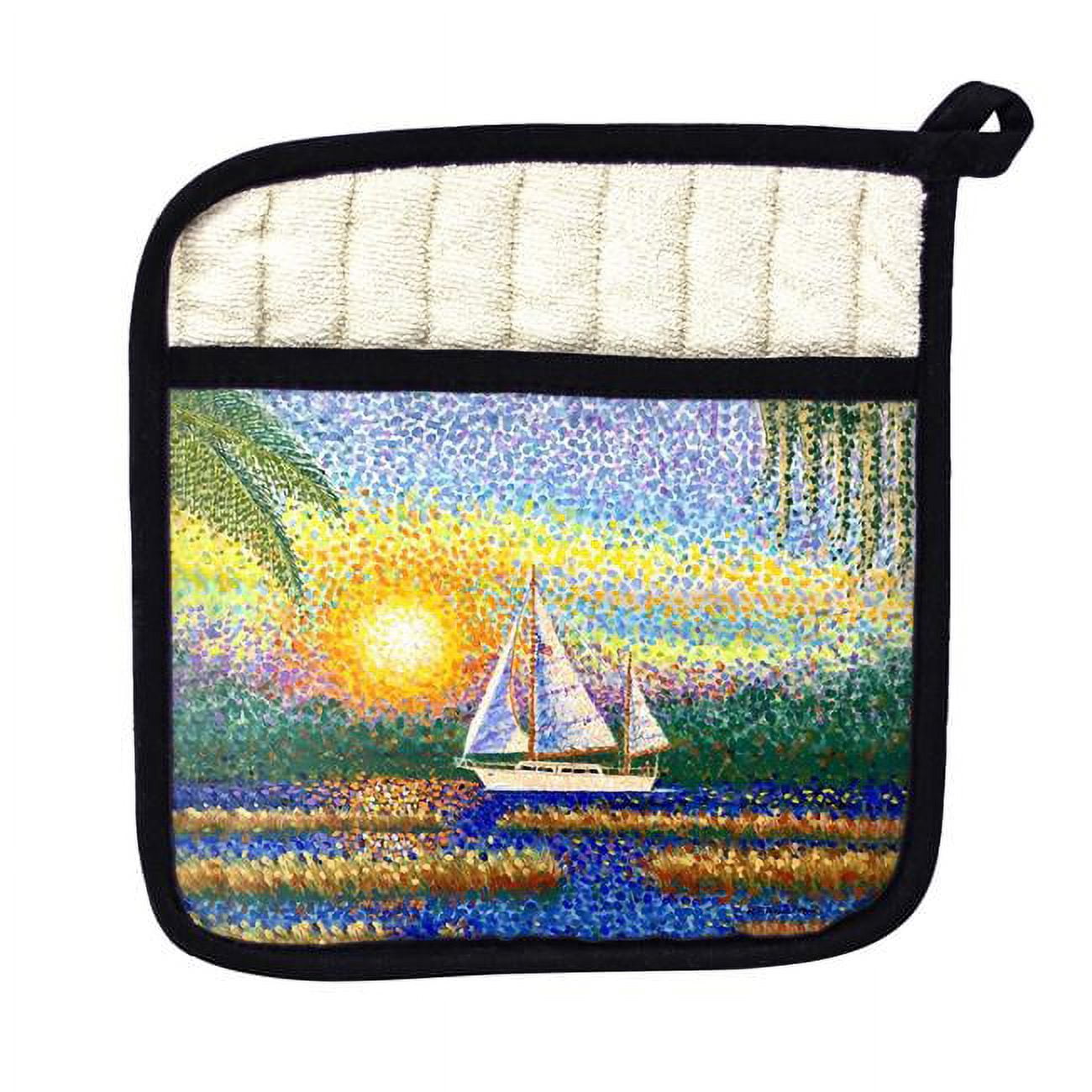 Picture of Betsy Drake PT1404 Marsh Sailing II Pot Holder