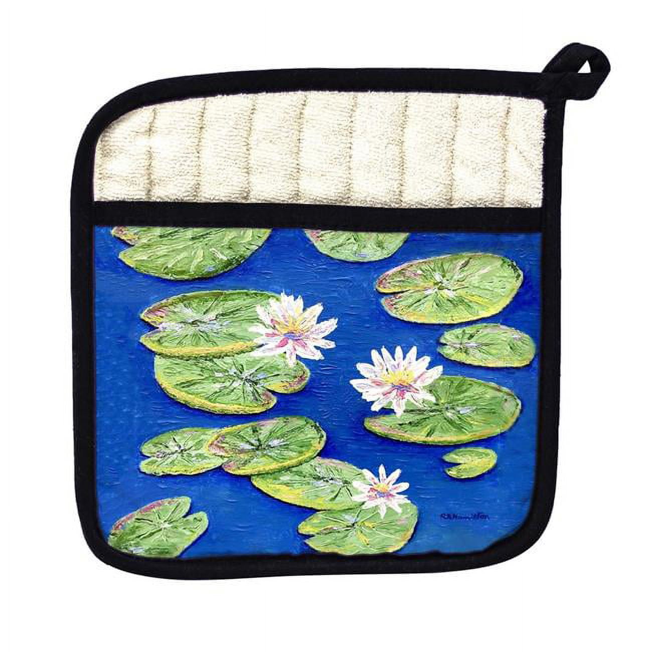 Picture of Betsy Drake PT1350 Lily Pads Pot Holder