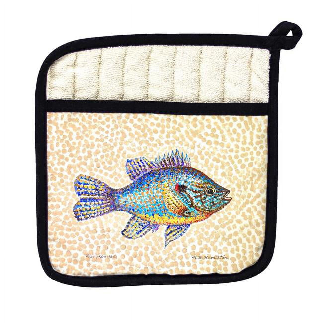 Picture of Betsy Drake PT1380 Pumpkinseed Fish Pot Holder