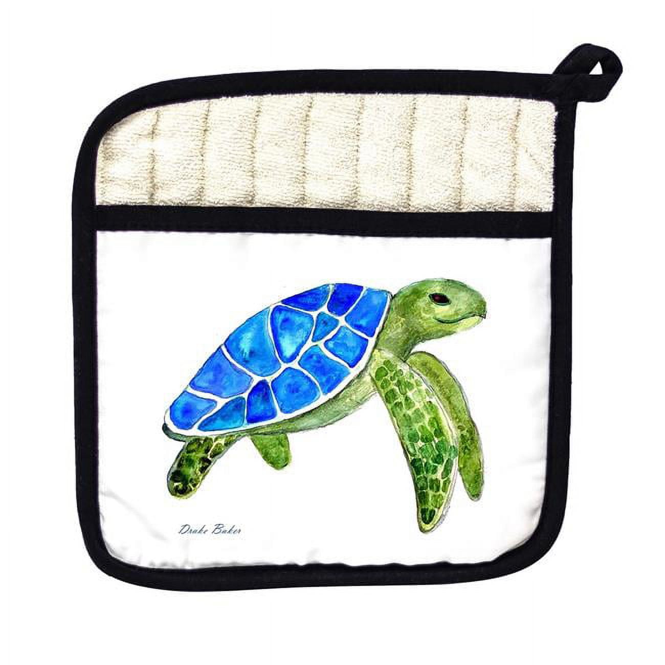 Picture of Betsy Drake PT1387 Drakes Sea Turtle Pot Holder