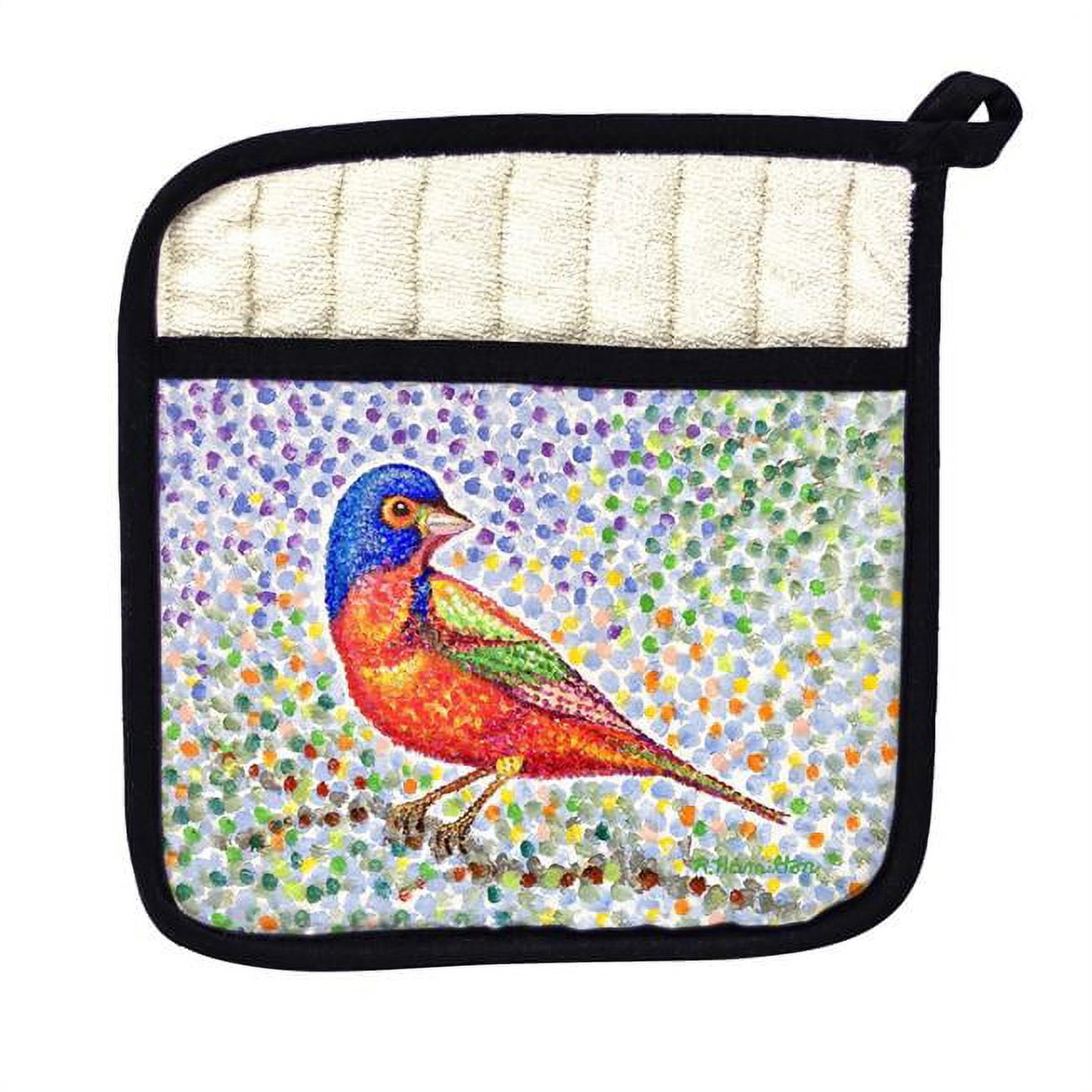 Picture of Betsy Drake PT1390 Painted Bunting Pot Holder