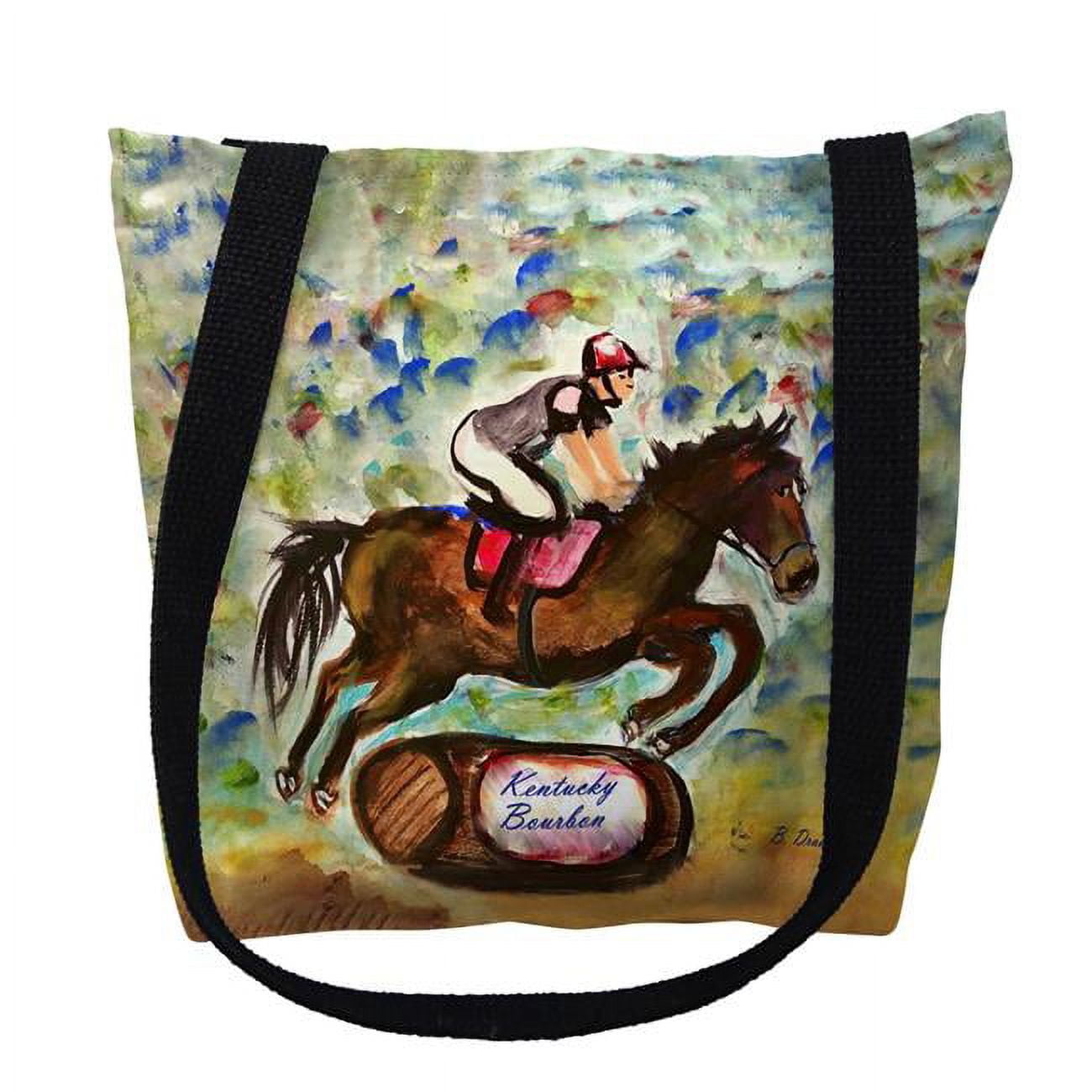 16 x 16 in. Kentucky Bourbon Horse Tote Bag - Medium