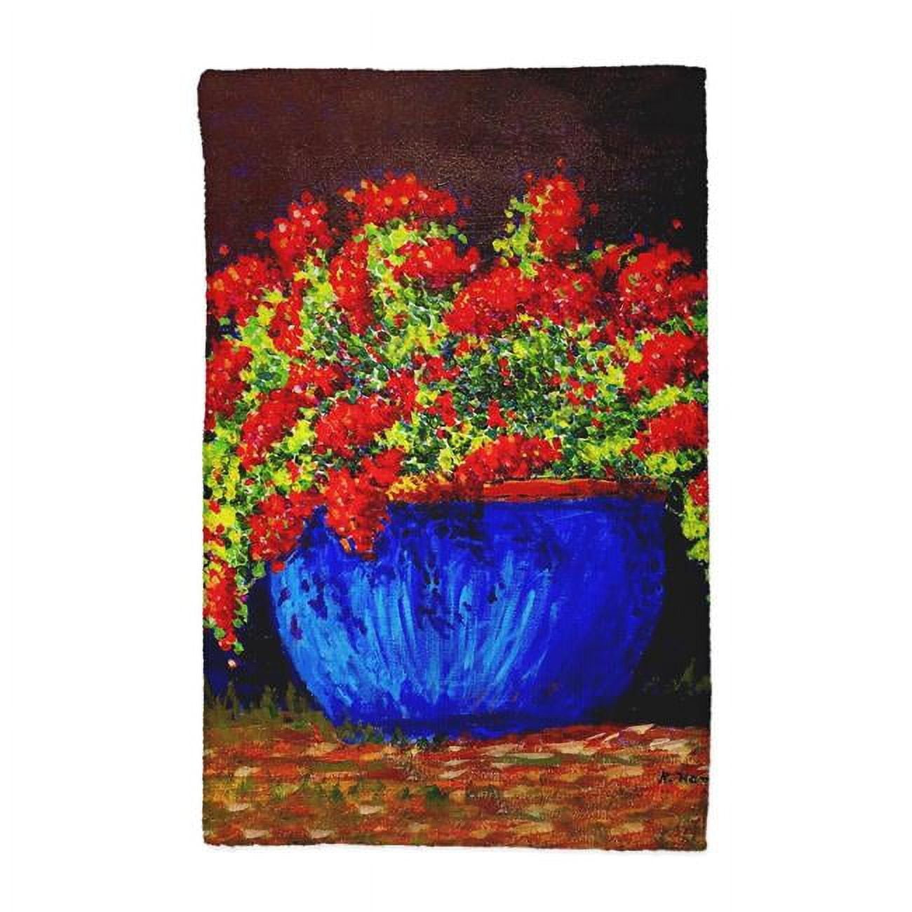 Picture of Betsy Drake KT1414 16 x 25 in. Potted Geraniums Kitchen Towel
