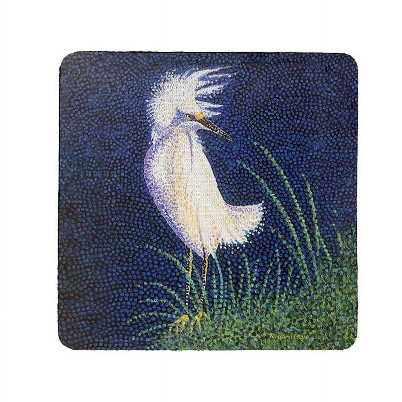 Picture of Betsy Drake CT1415 Windy Egret Coaster - Set of 4