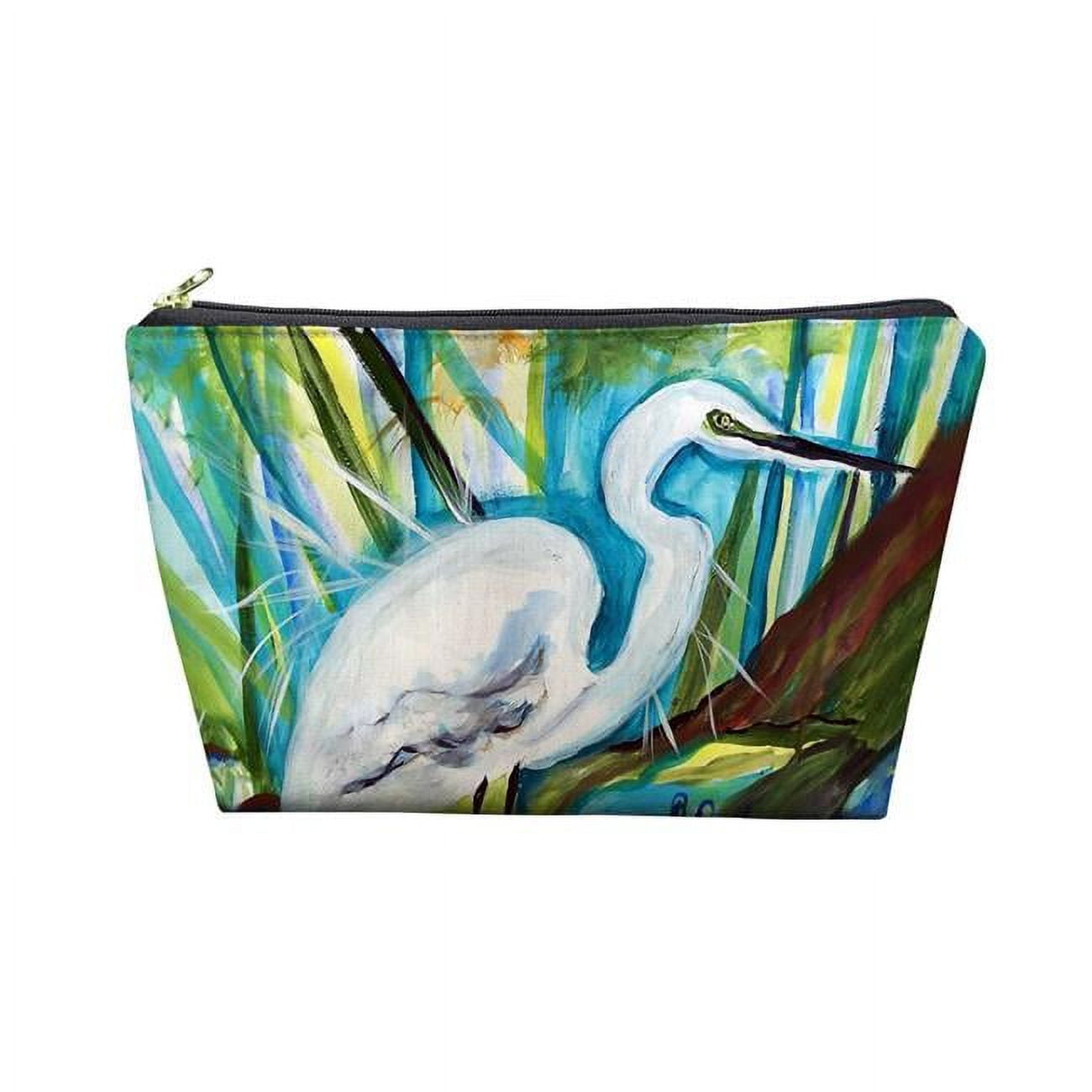 PC1416 8.5 x 6 in. Betsys Great Egret Pouch