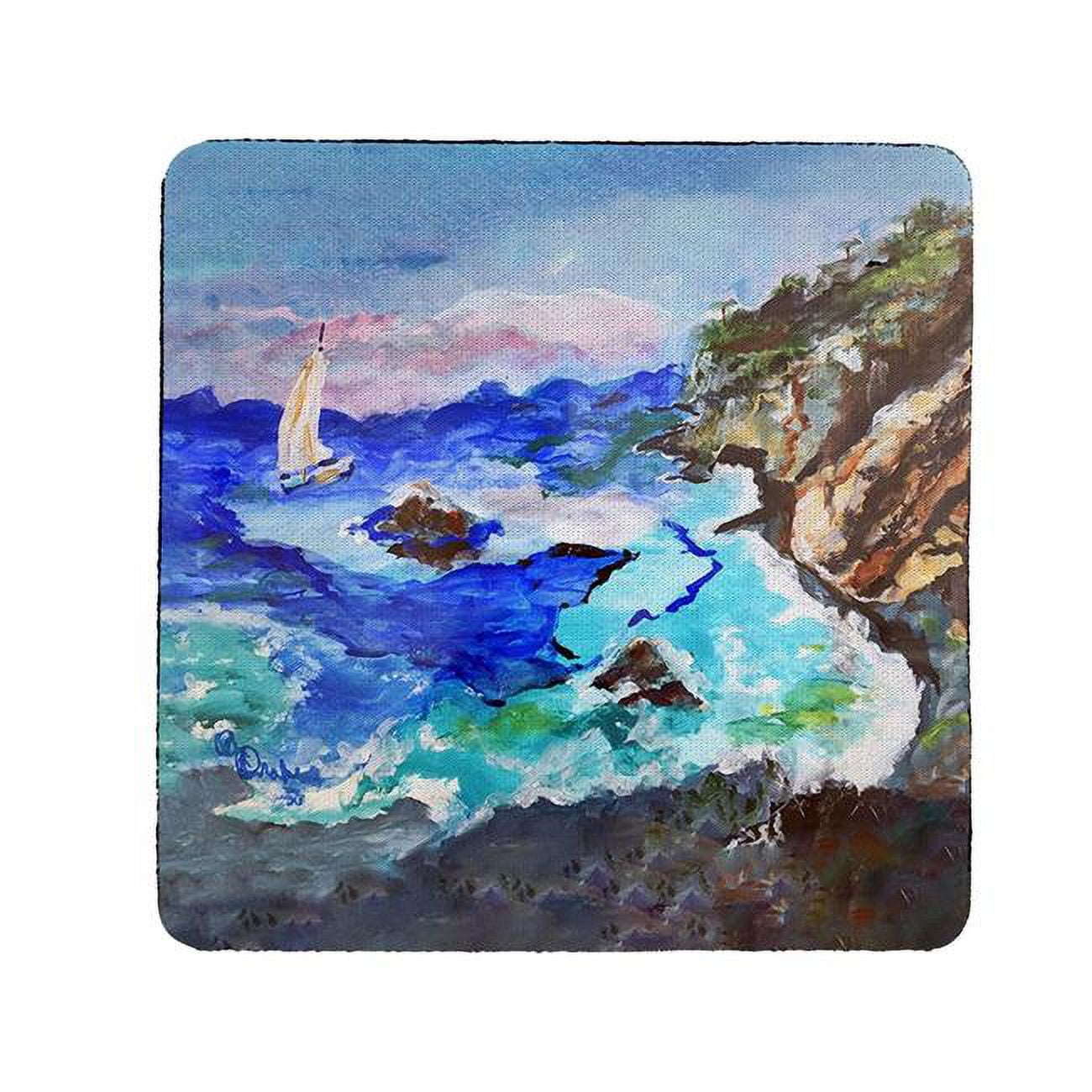 Picture of Betsy Drake CT1417 Sailing the Cliffs Coaster - Set of 4