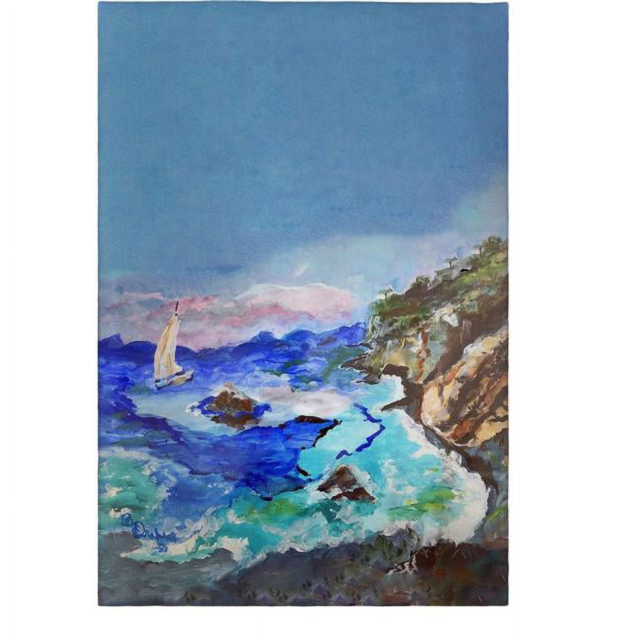 GT1417 Sailing the Cliffs Guest Towel