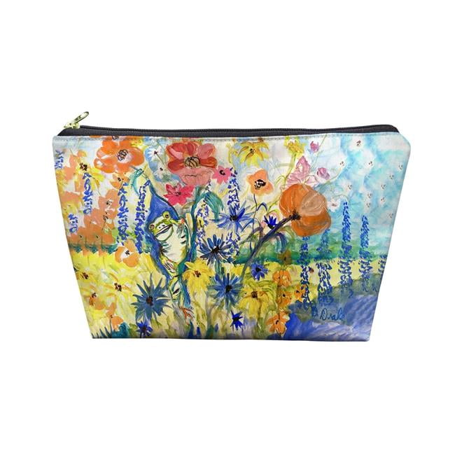 8.5 x 6 in. Frog & Garden Pouch