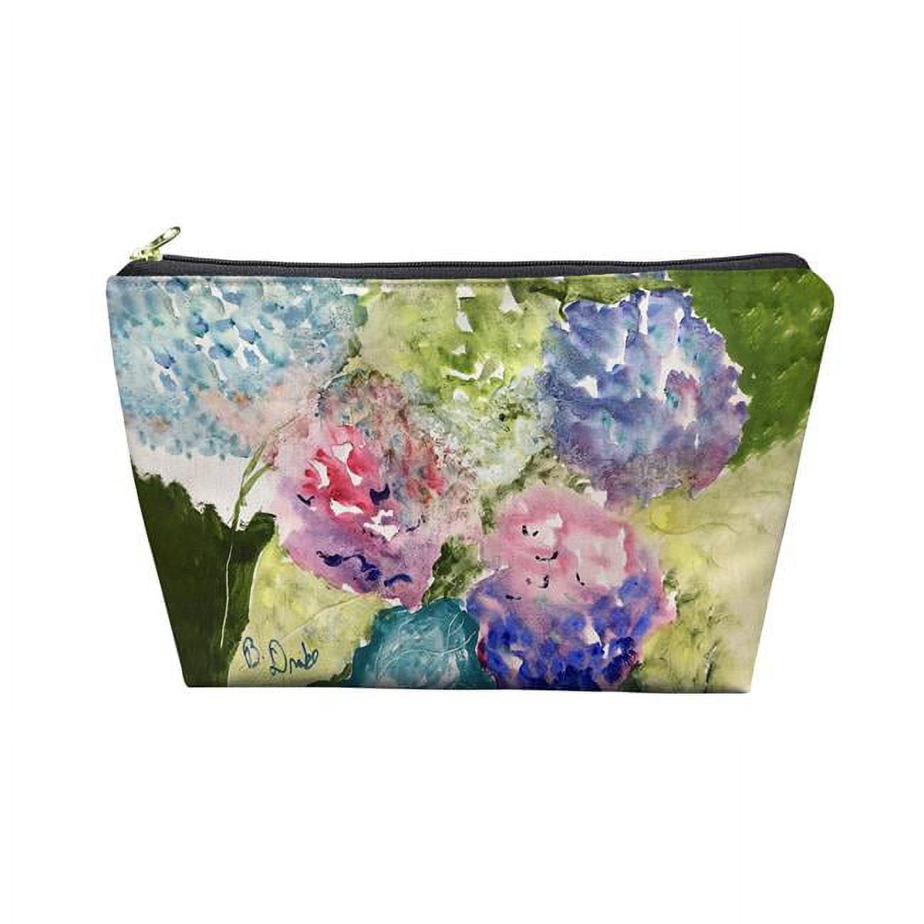 8.5 x 6 in. Pink & Purple Hydrangeas Pouch