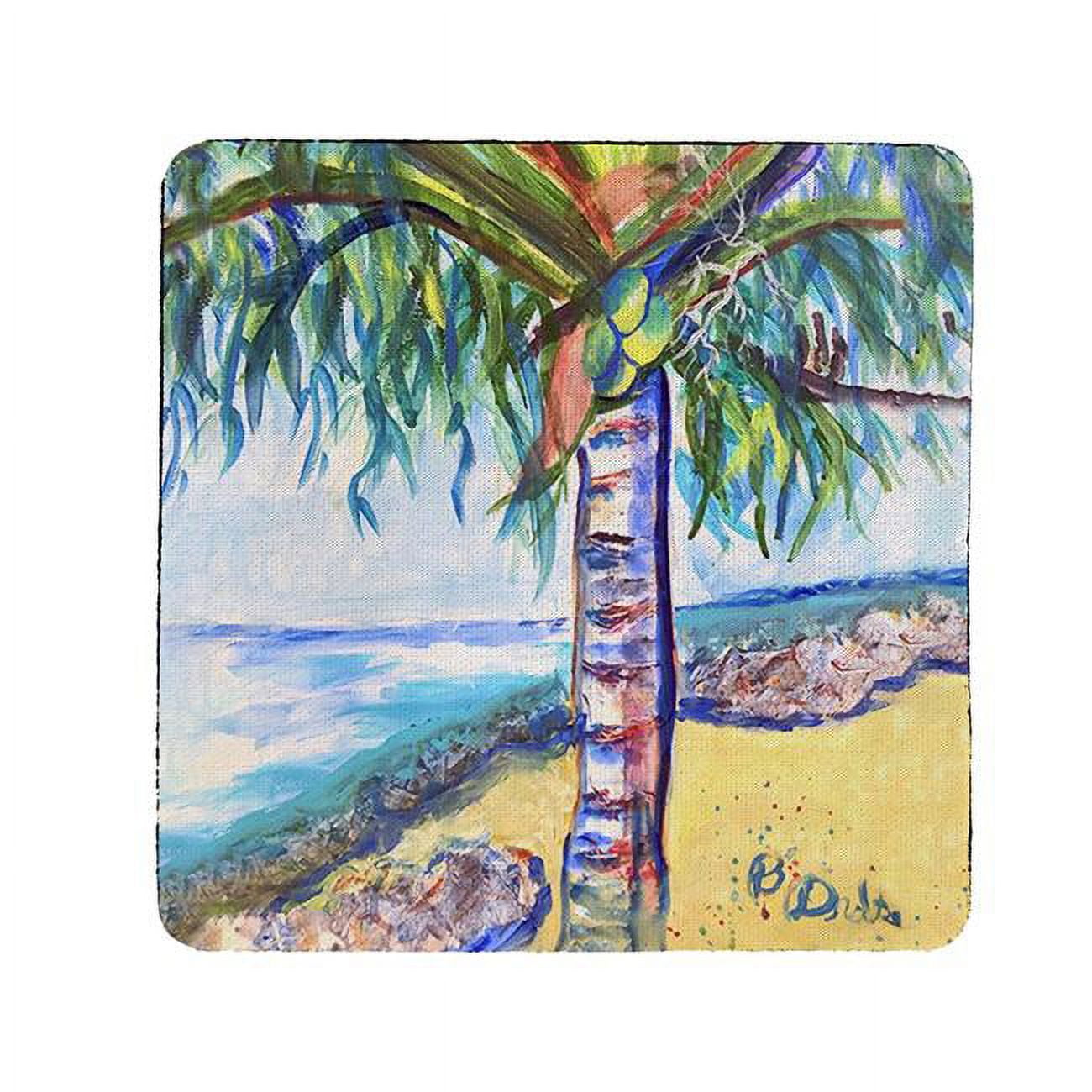 Picture of Betsy Drake CT1420 Tall Palm Coaster - Set of 4