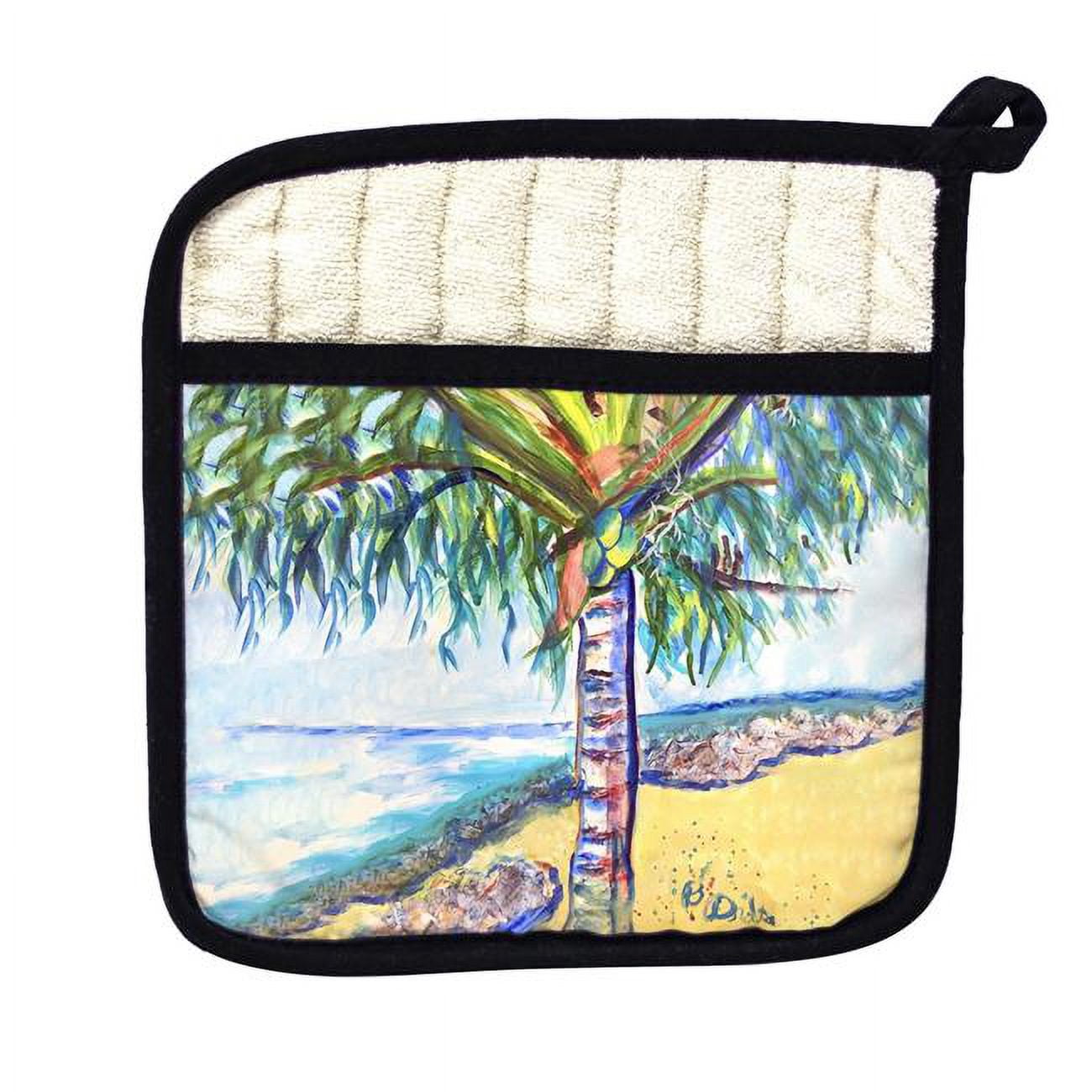 Picture of Betsy Drake PT1420 Tall Palm Pot Holder