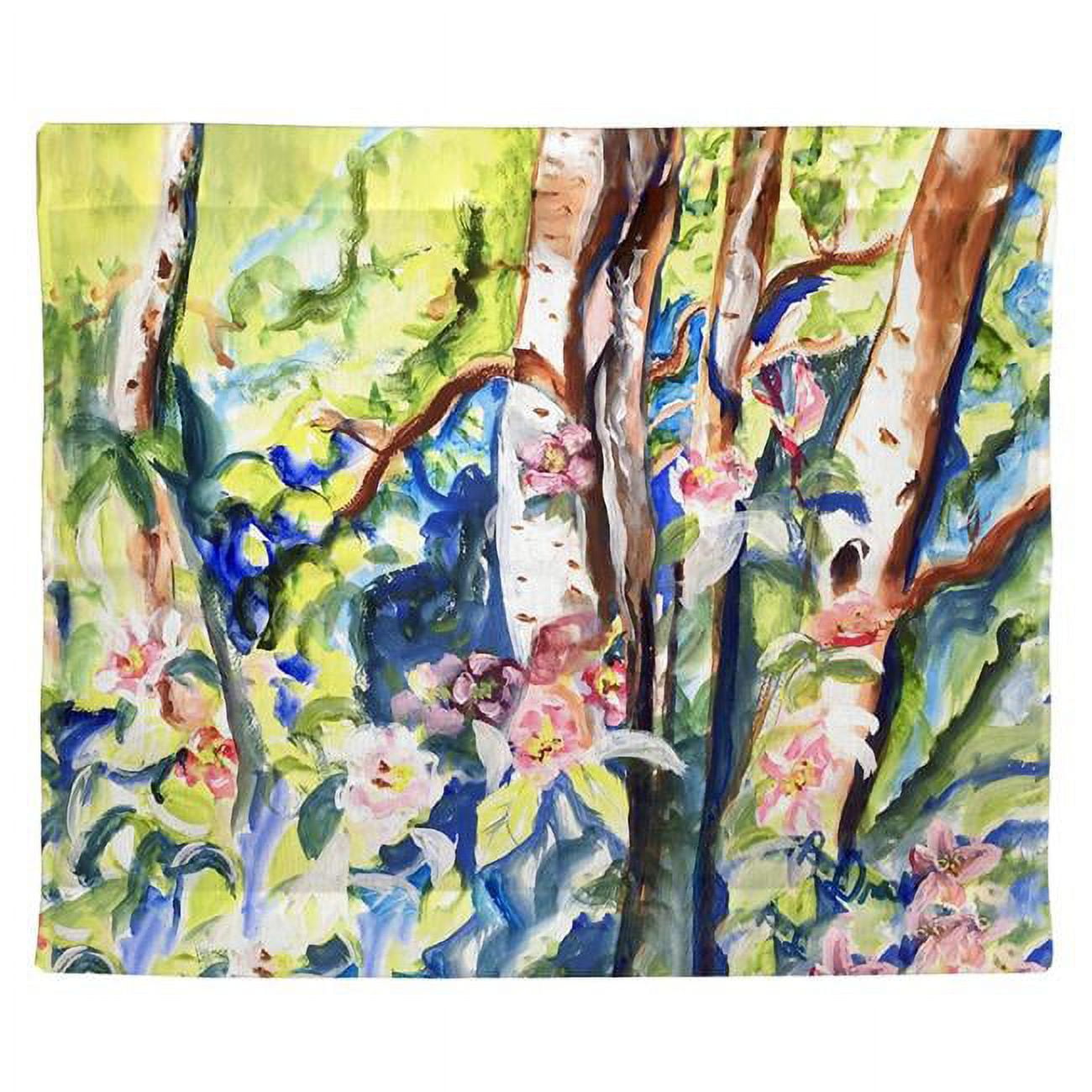 24 x 30 in. Birch Tree Wood Outdoor Wall Hanging