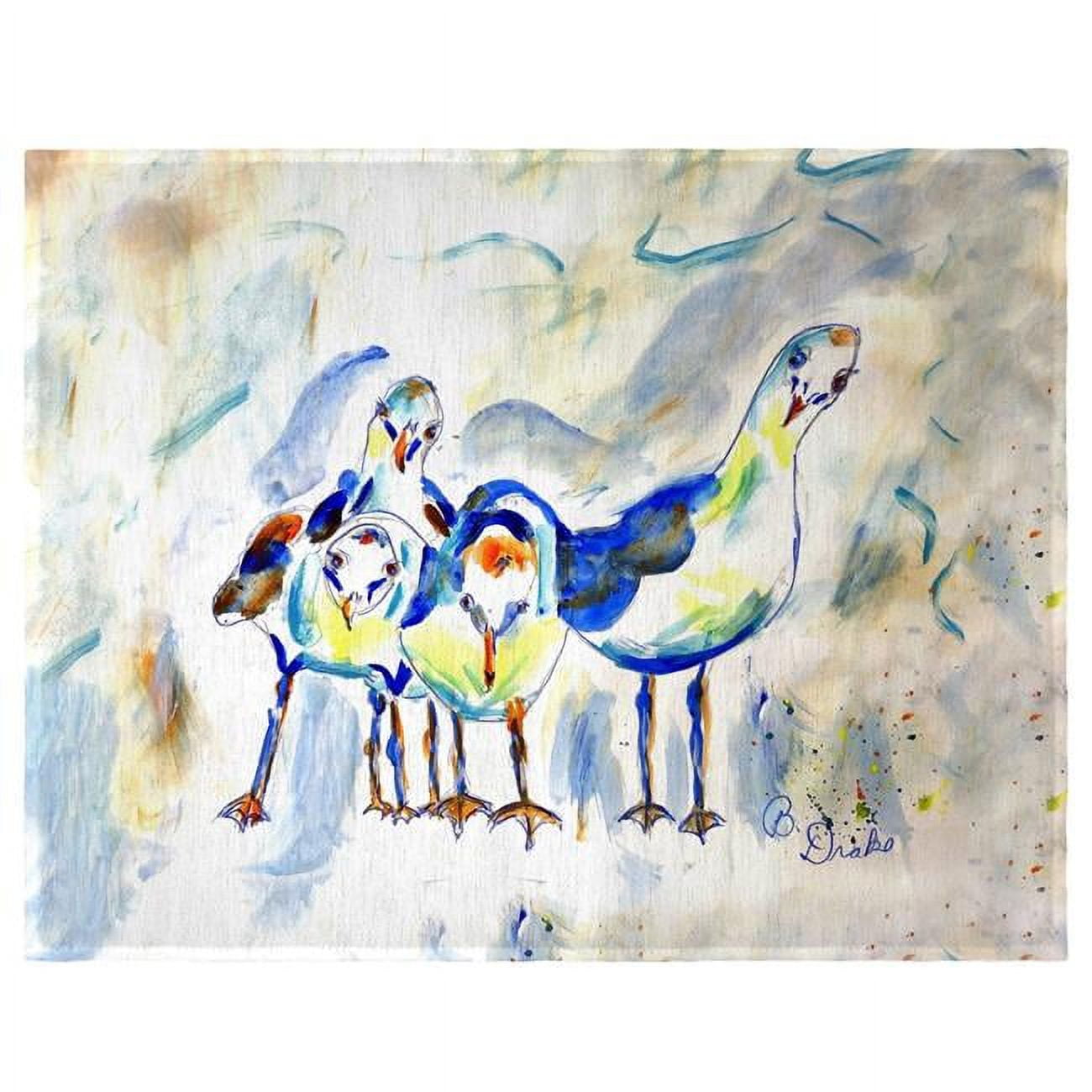 Picture of Betsy Drake PM1338 14 x 18 in. Sea Gull Gals Place Mat - Set of 4