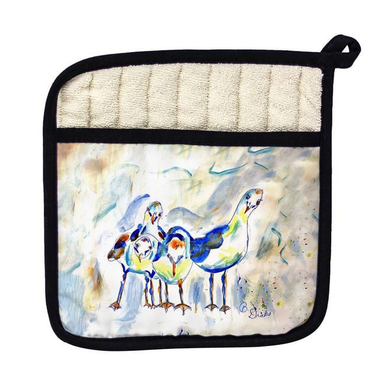 Picture of Betsy Drake PT1338 Sea Gull Gals Pot Holder