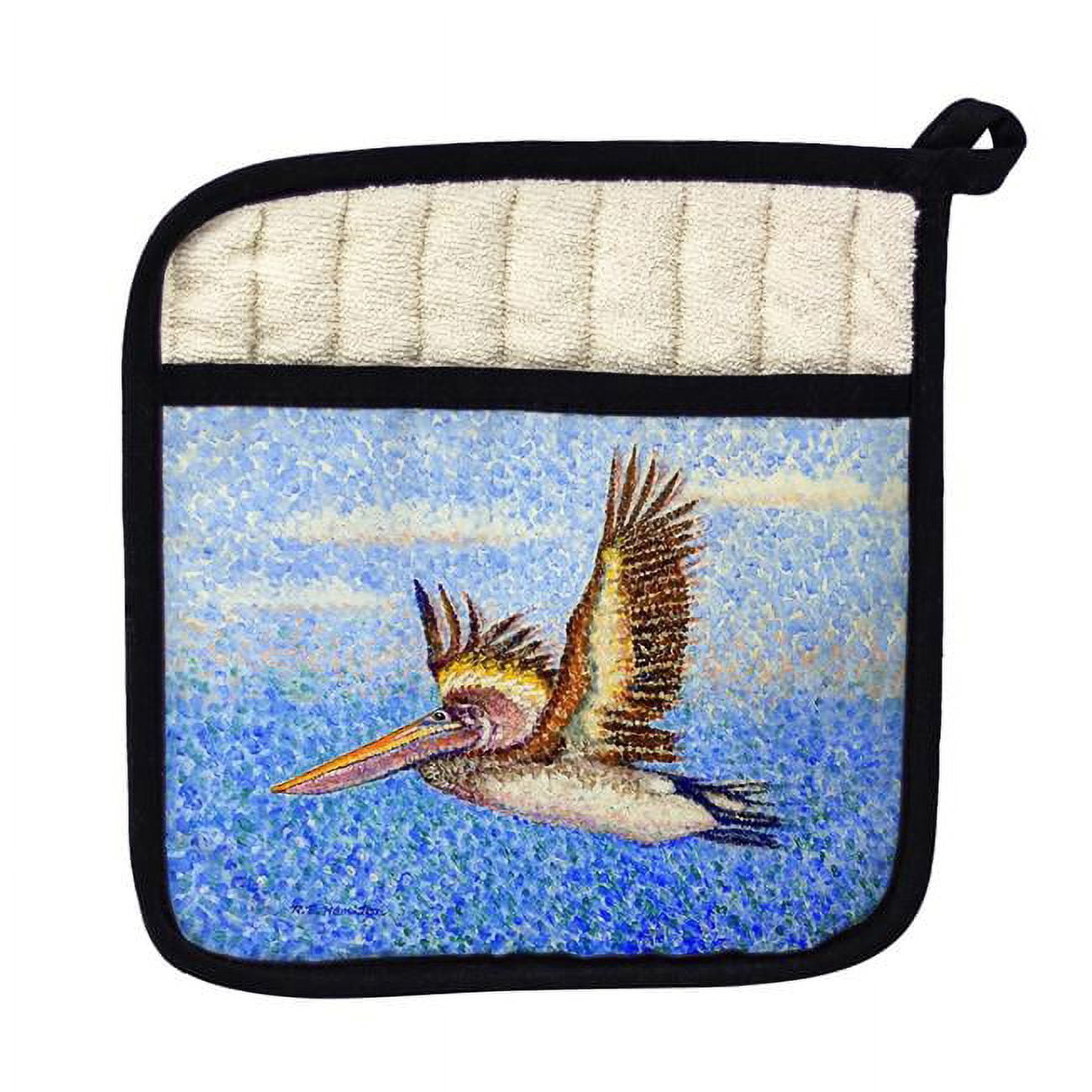 Picture of Betsy Drake PT1341 Flying Pelican Pot Holder