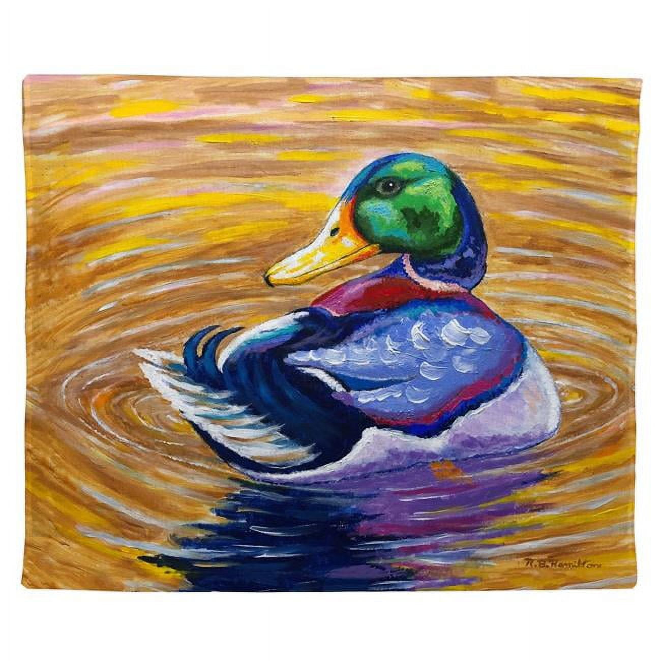 24 x 30 in. Duck Looking Outdoor Wall Hanging