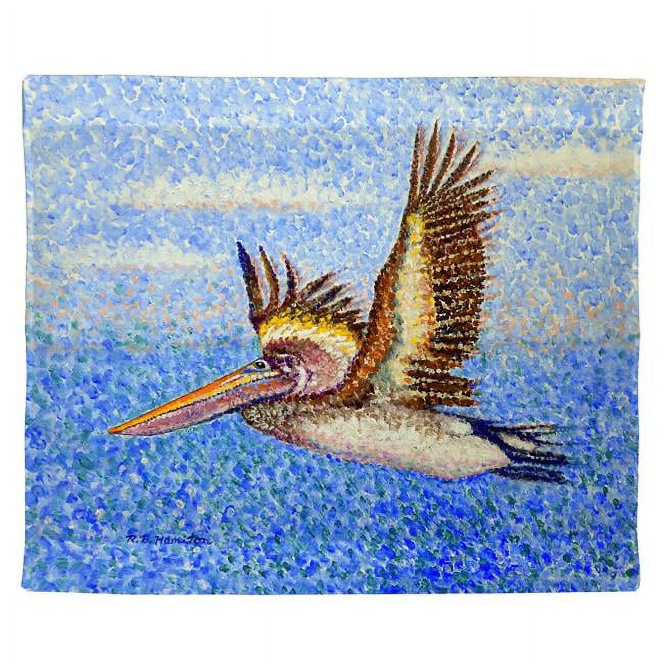 24 x 30 in. Flying Pelican Outdoor Wall Hanging