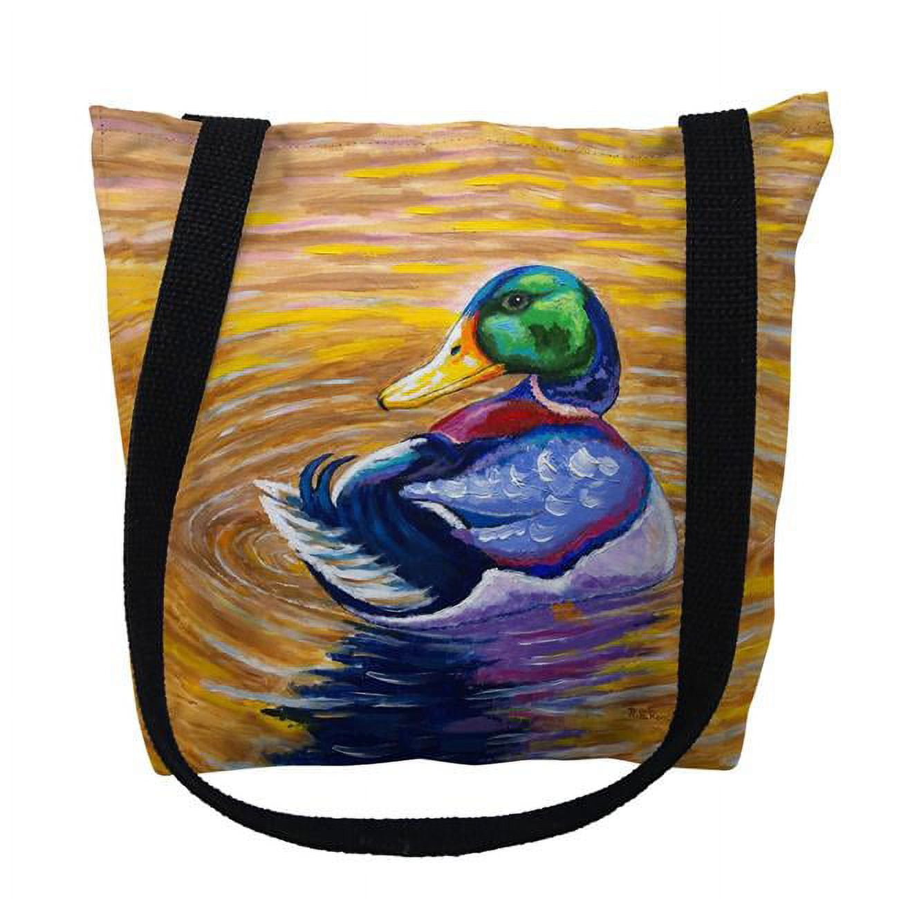 16 x 16 in. Duck Looking Tote Bag - Medium