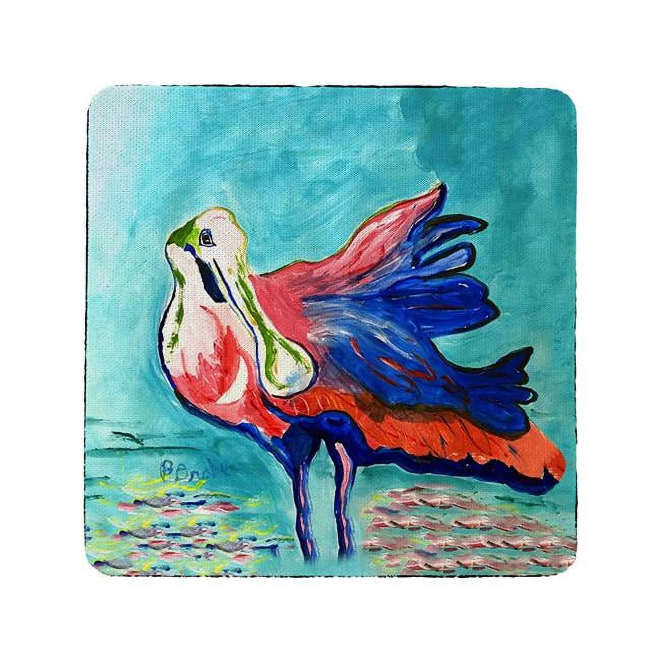 Picture of Betsy Drake CT1360 Spoonbill Looking Coaster - Set of 4
