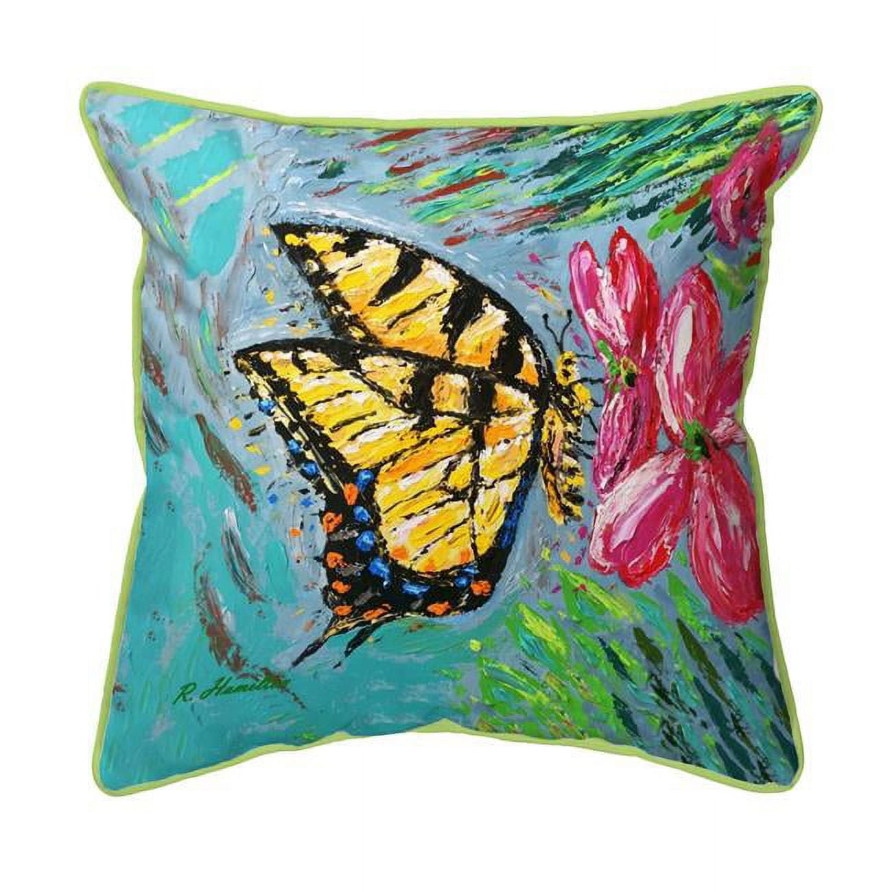 22 x 22 in. Palette Tiger Swallowtail Zippered Pillow - Extra Large