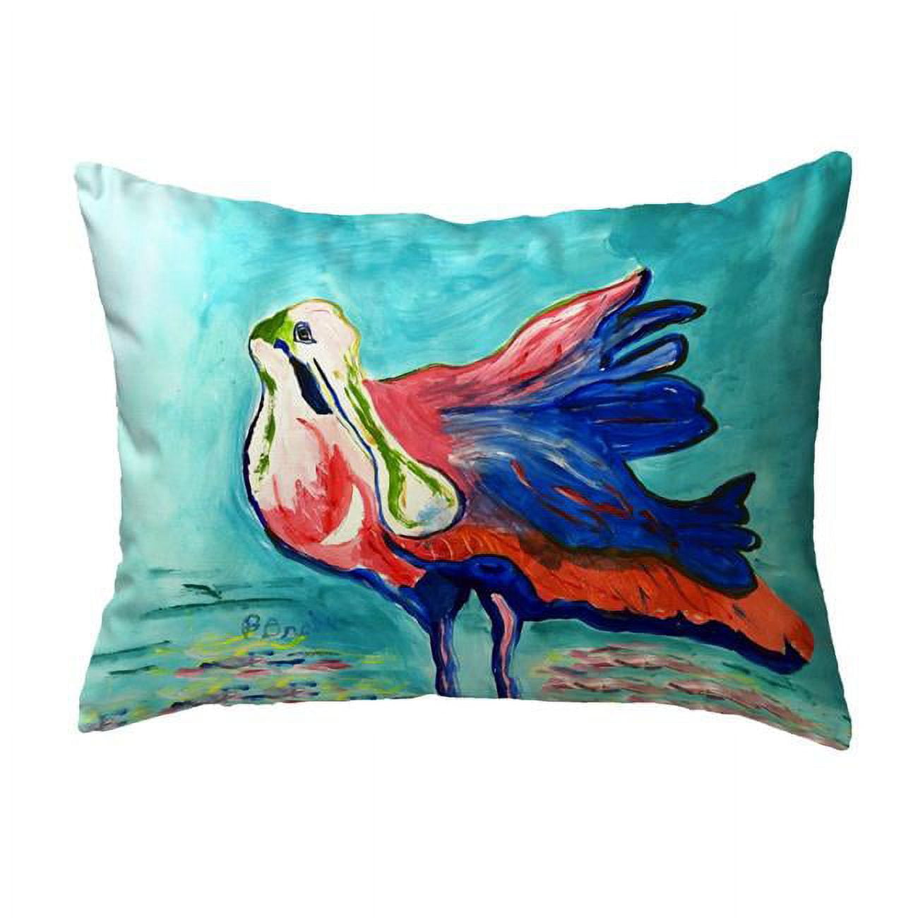 16 x 20 in. Spoonbill Looking No Cord Pillow