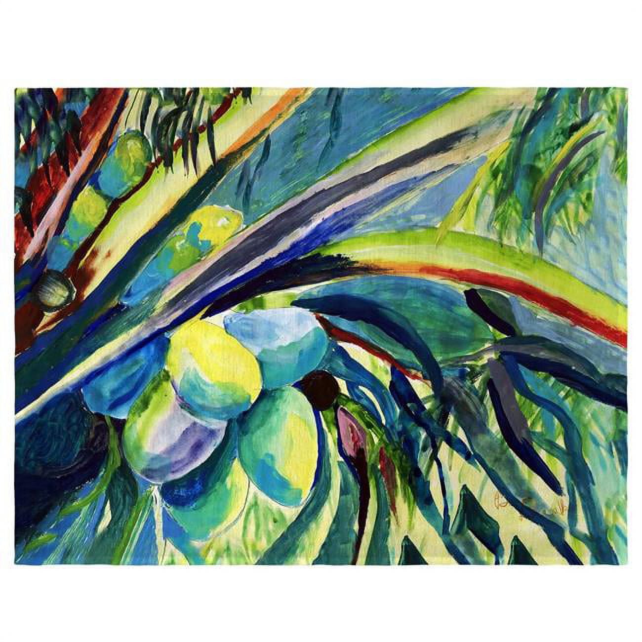 Picture of Betsy Drake PM1347 14 x 18 in. Cocoa Nuts III Place Mat - Set of 4