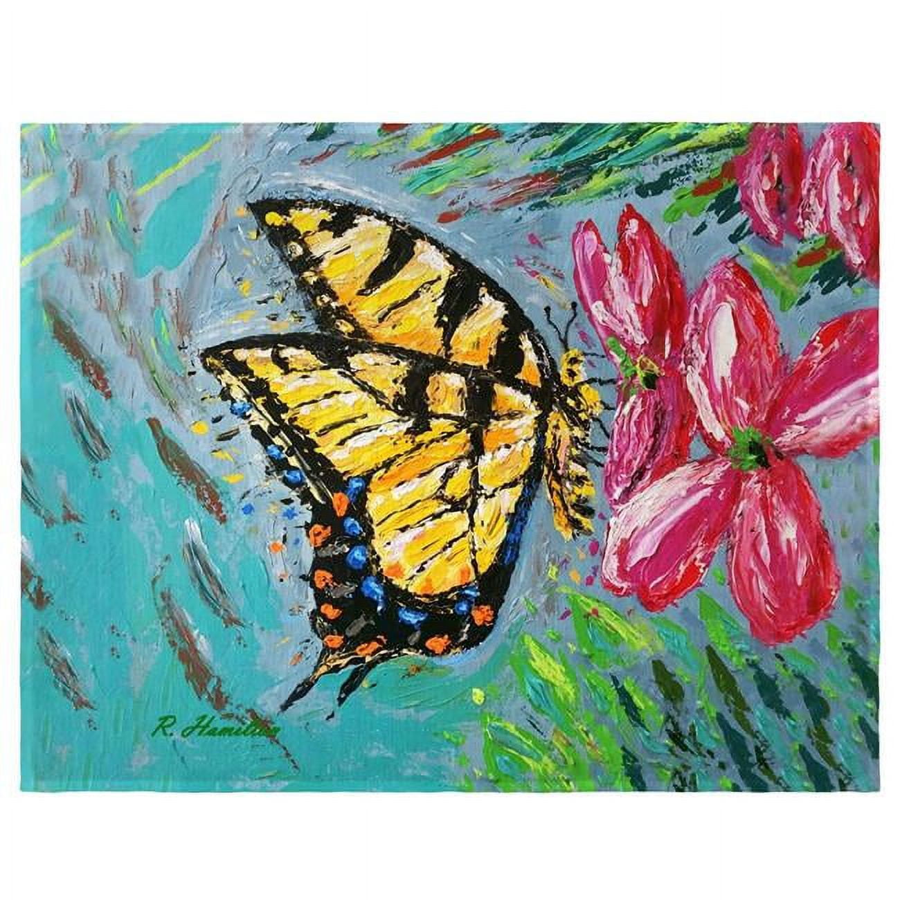 Picture of Betsy Drake PM1357 14 x 18 in. Palette Tiger Swallowtail Place Mat - Set of 4