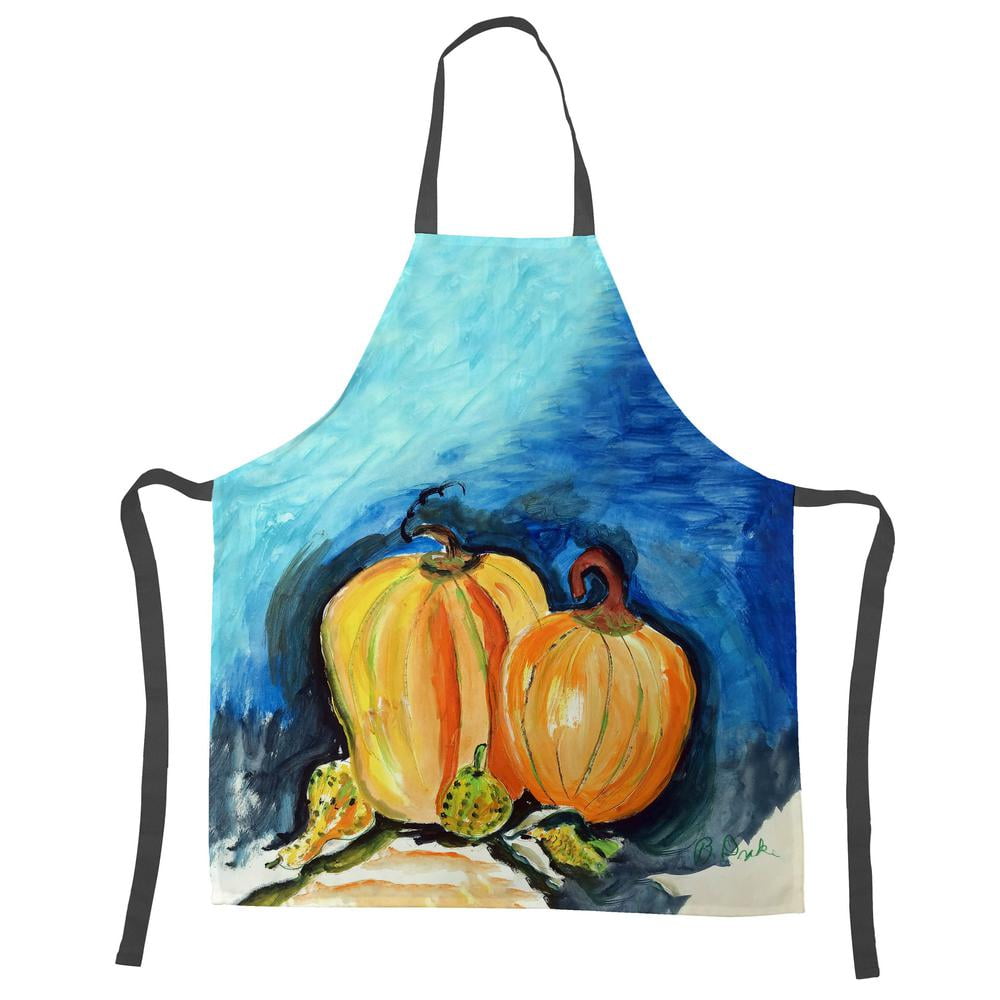 Picture of Betsy Drake APR1320 Two Pumpkins Apron