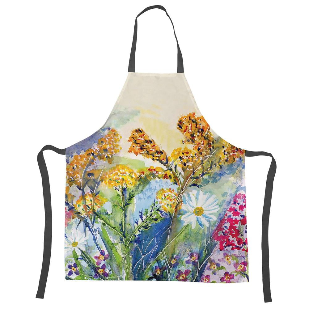 Picture of Betsy Drake APR166 Waist Adjustable Wildflowers Apron