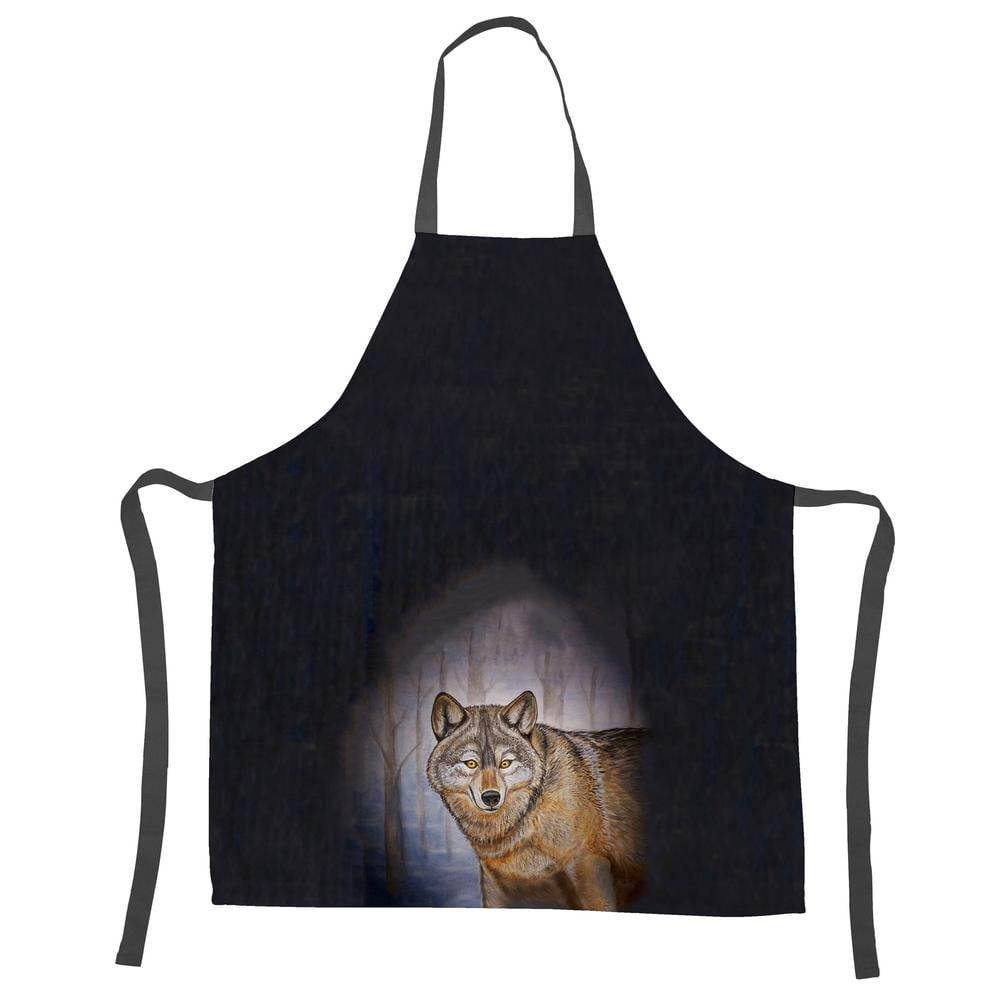 Picture of Betsy Drake APR315 Waist Adjustable Wolf Apron