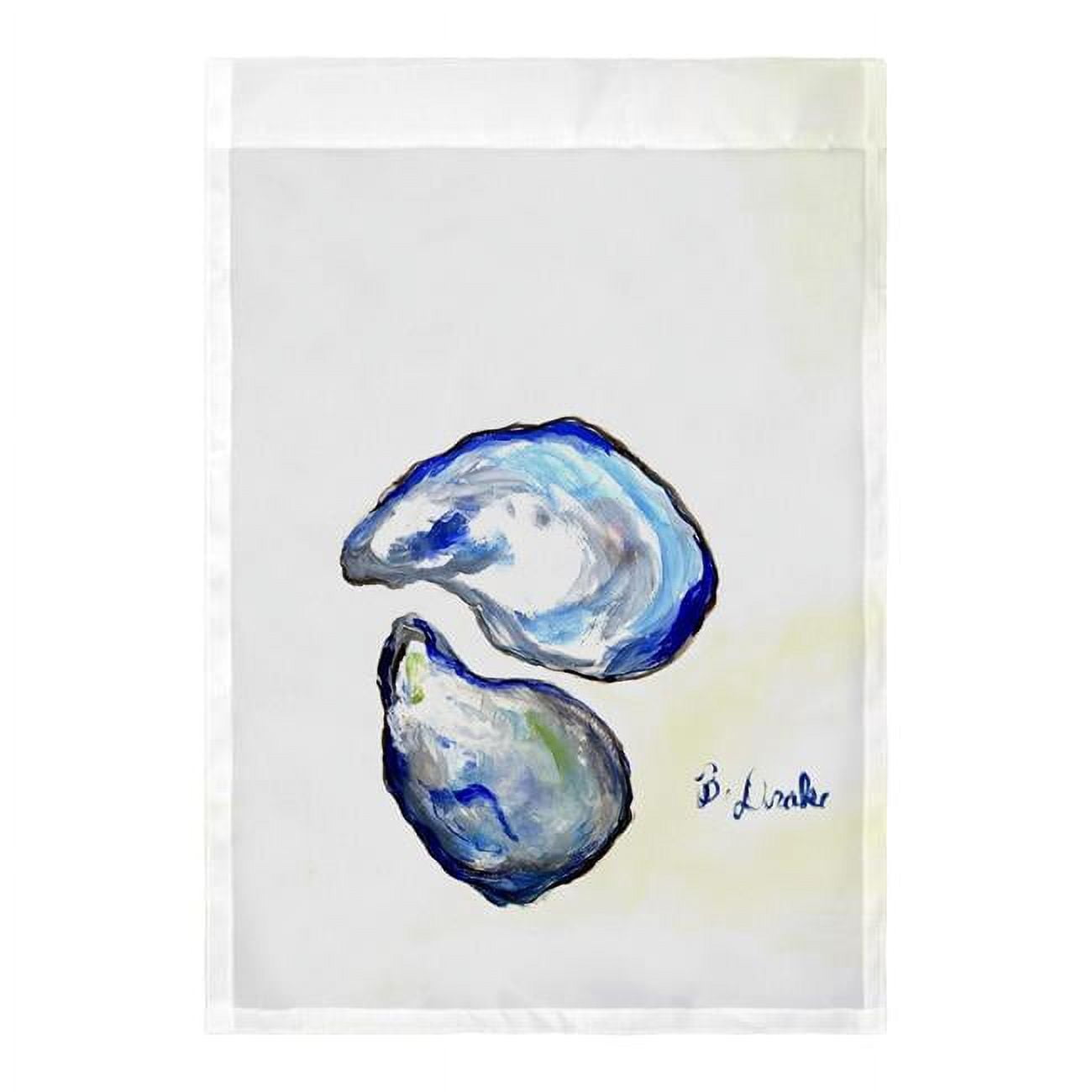 12.5 x 18 in. Blue Oysters Flag