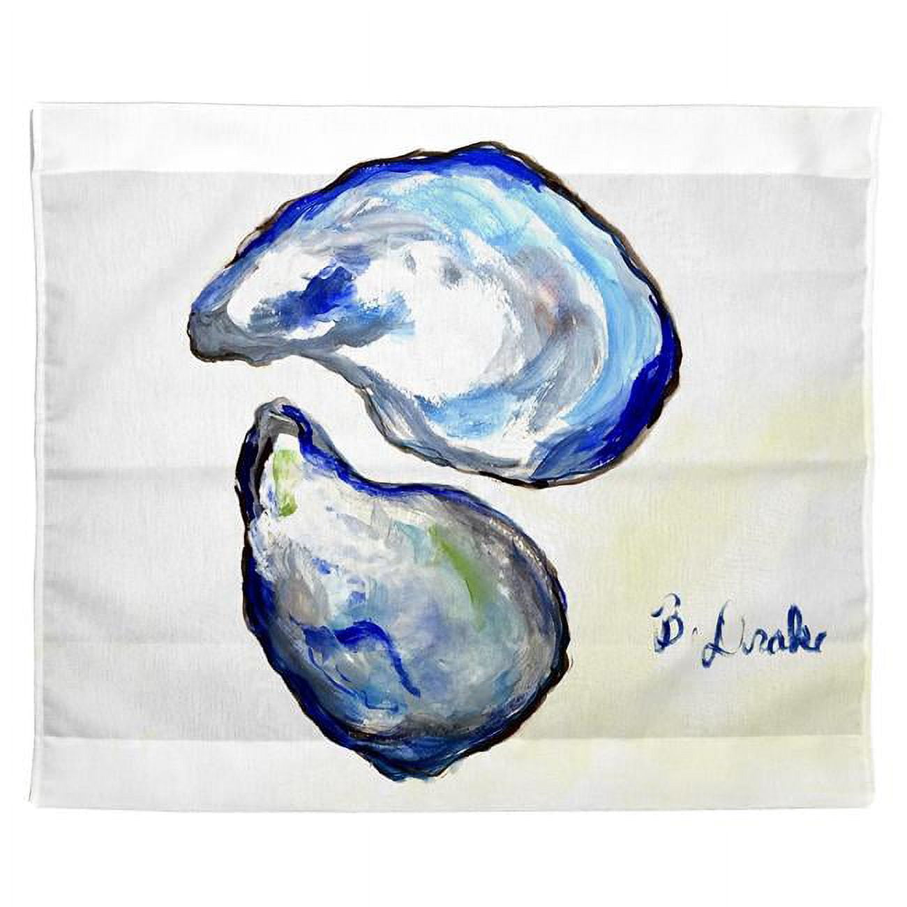 24 x 30 in. Blue Oysters Outdoor Wall Hanging
