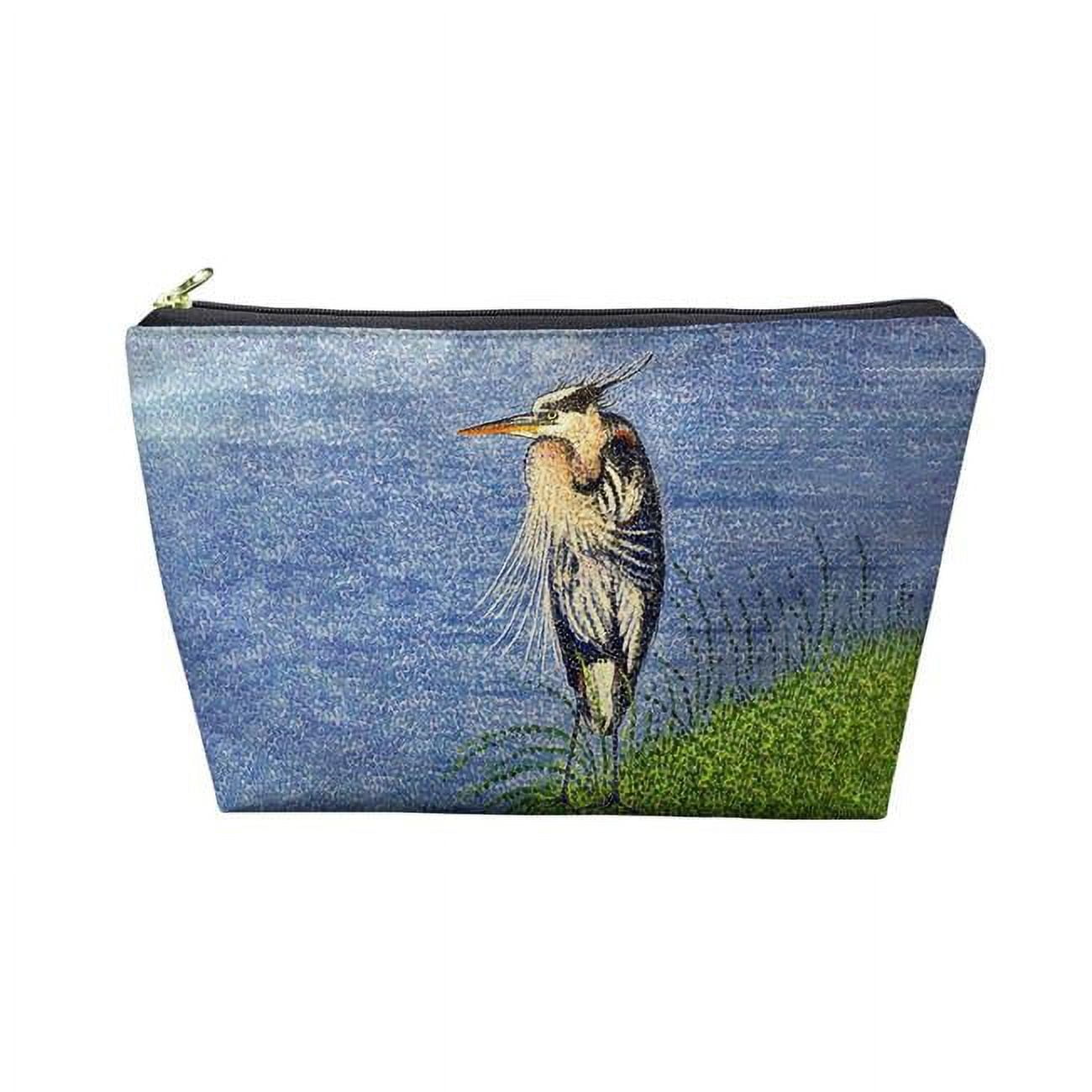 PC1429 8.5 x 6 in. Windy Blue Heron Pouch