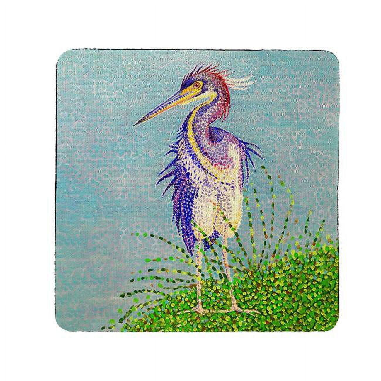 Picture of Betsy Drake CT1431 Windy Louisiana Heron Coaster - Set of 4