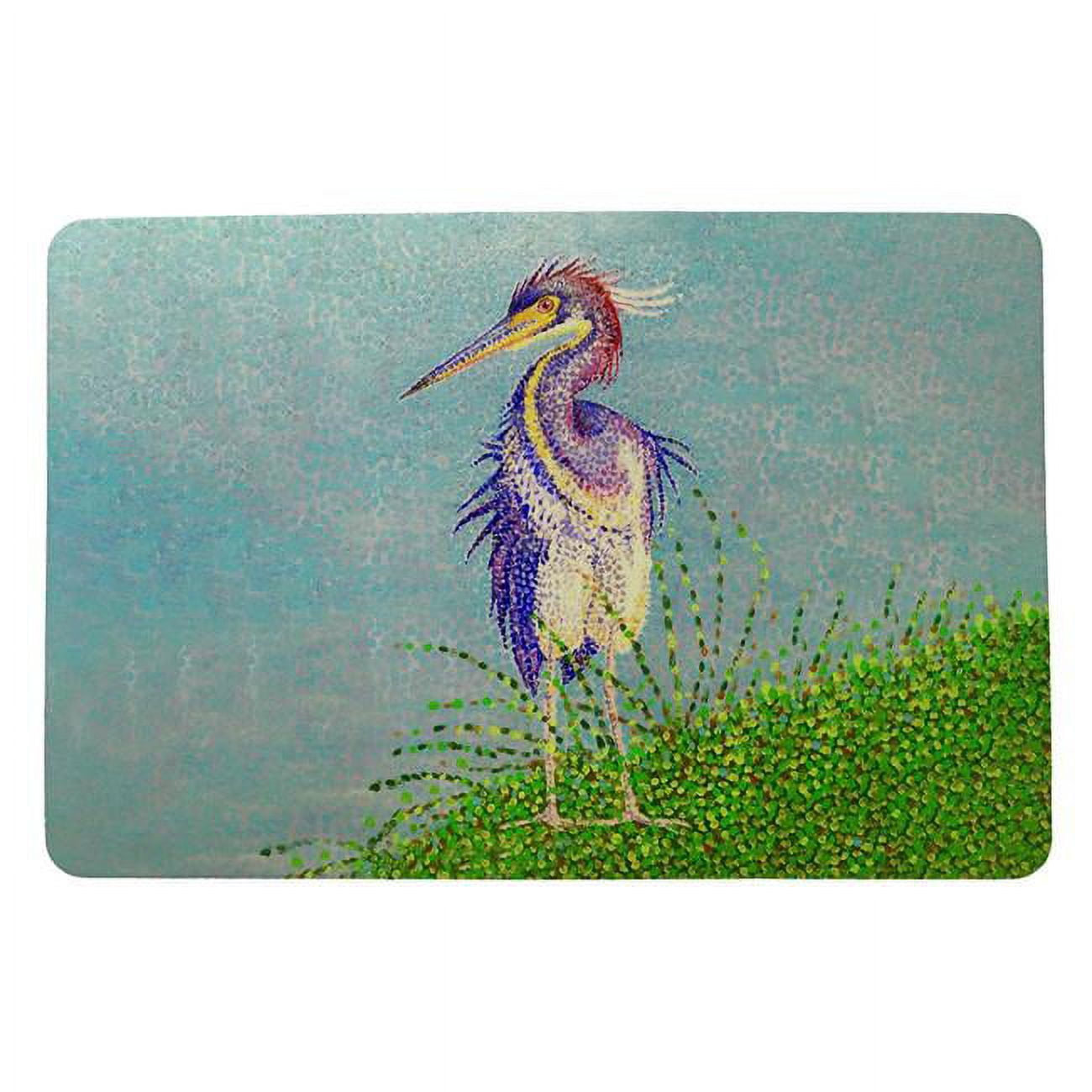 18 x 26 in. Windy Louisiana Heron Door Mat