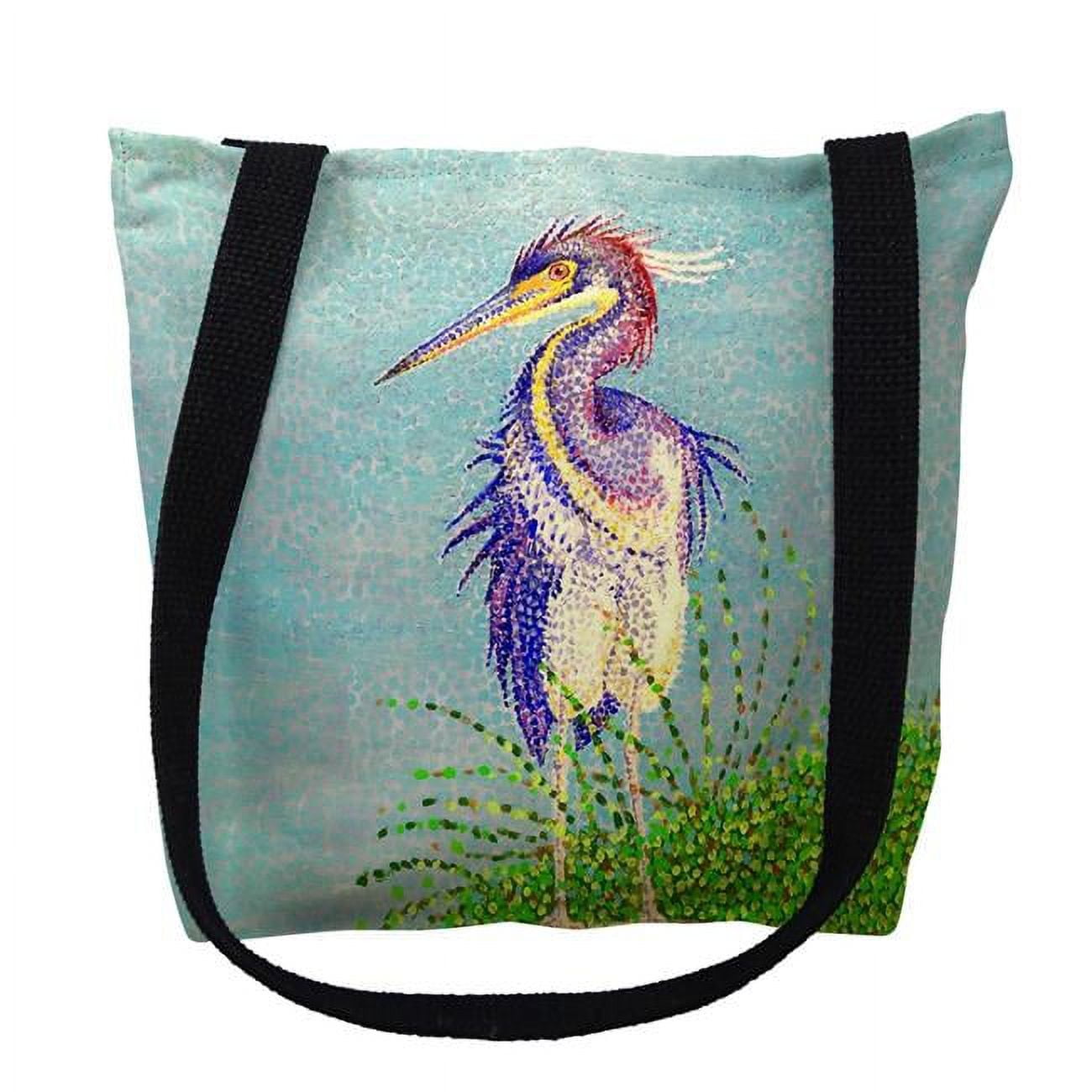 18 x 18 in. Windy Louisiana Heron Tote Bag - Large
