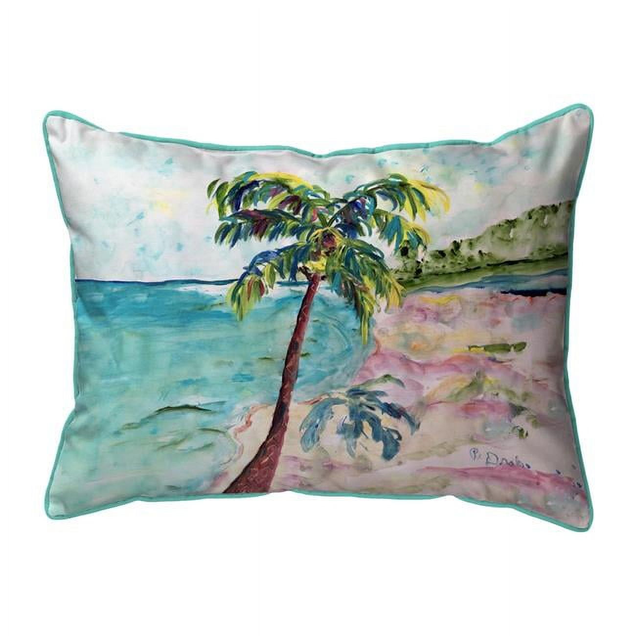 16 x 20 in. Palm & Coast Indoor & Outdoor Pillow - Large