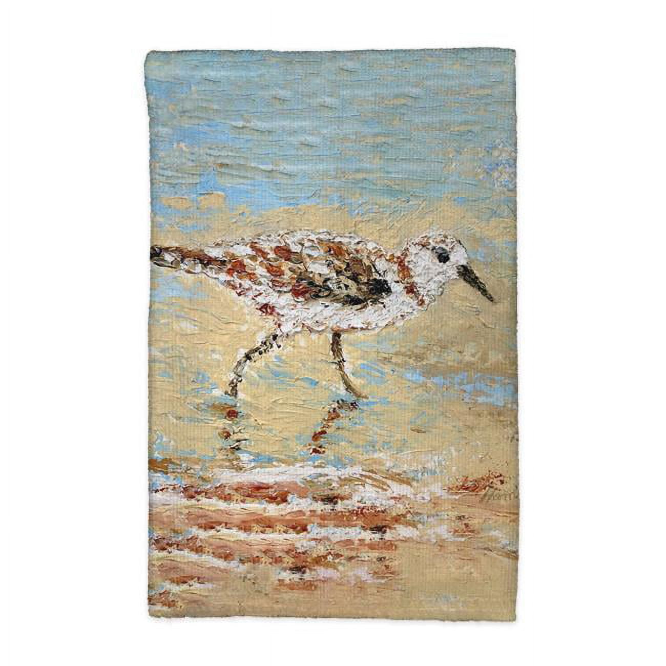 Picture of Betsy Drake KT1370 16 x 25 in. Lone Sandpiper Kitchen Towel