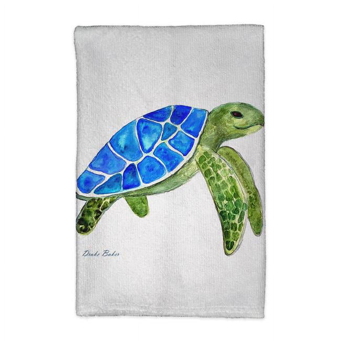 Picture of Betsy Drake KT1387 16 x 25 in. Drakes Sea Turtle Kitchen Towel
