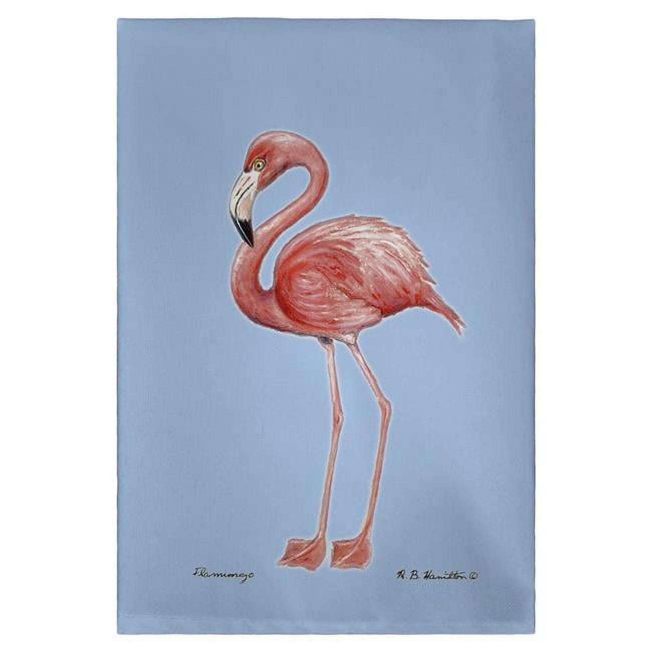 Flamingos Guest Towel, Tiled