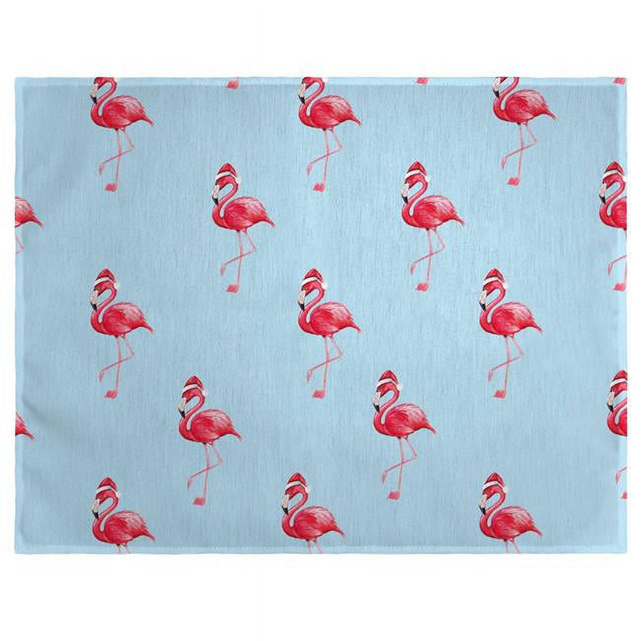 Picture of Betsy Drake PM084S 14 x 18 in. Flamingos Place Mat, Santa - Set of 4