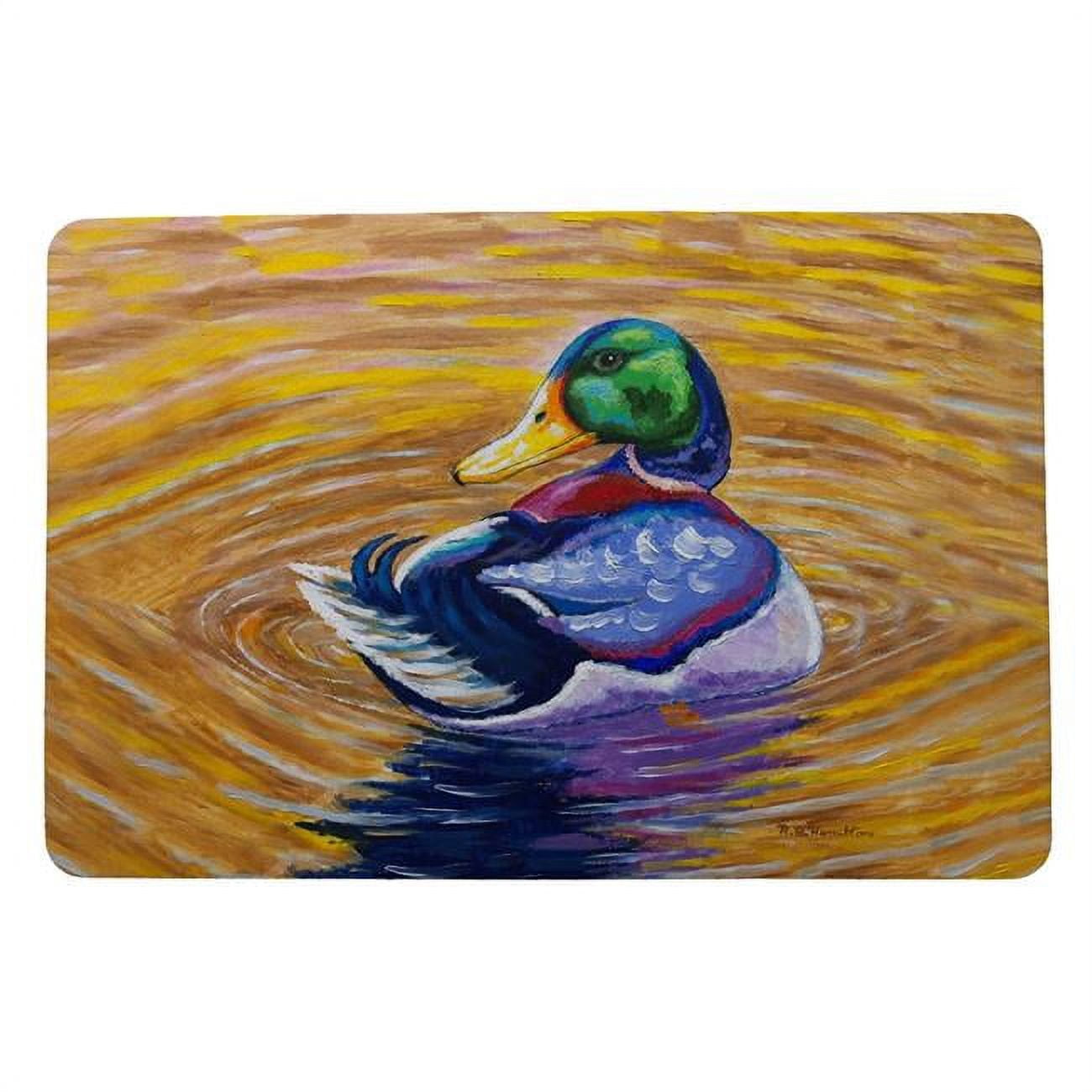 18 x 26 in. Duck Looking Door Mat