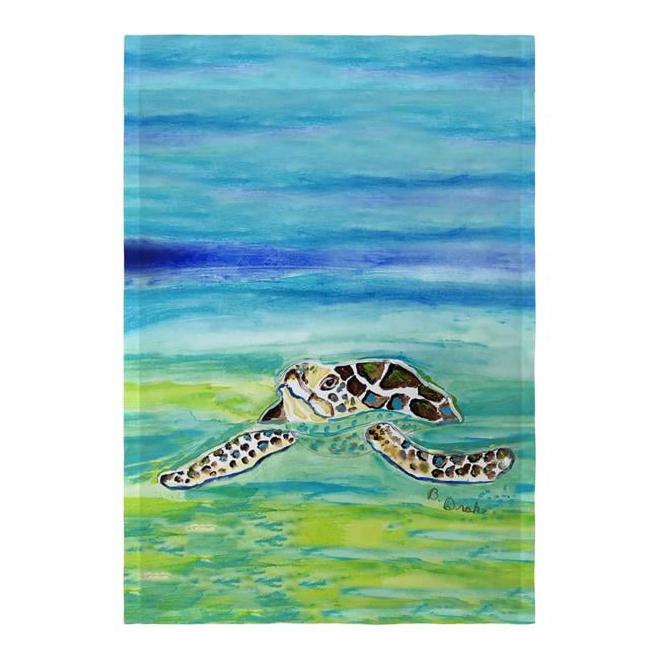 12.5 x 18 in. Sea Turtle Surfacing Flag