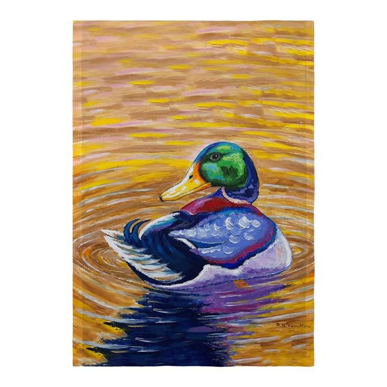 12.5 x 18 in. Duck Looking Flag