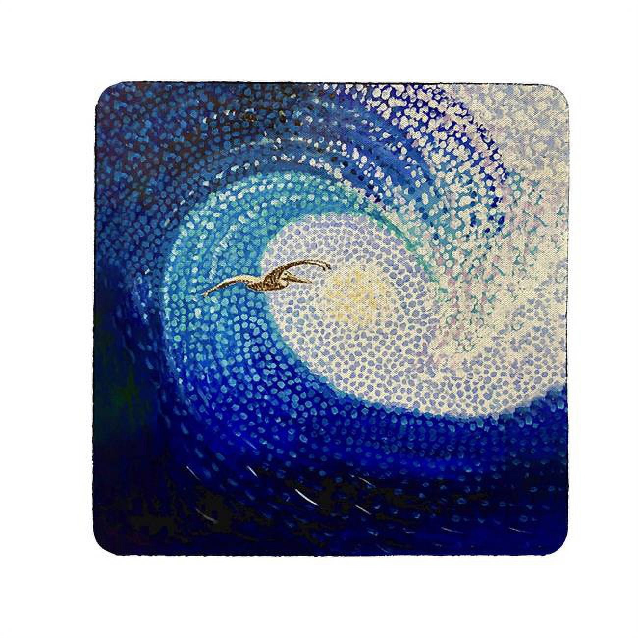 Picture of Betsy Drake CT1432 Wave & Pelican Coaster - Set of 4
