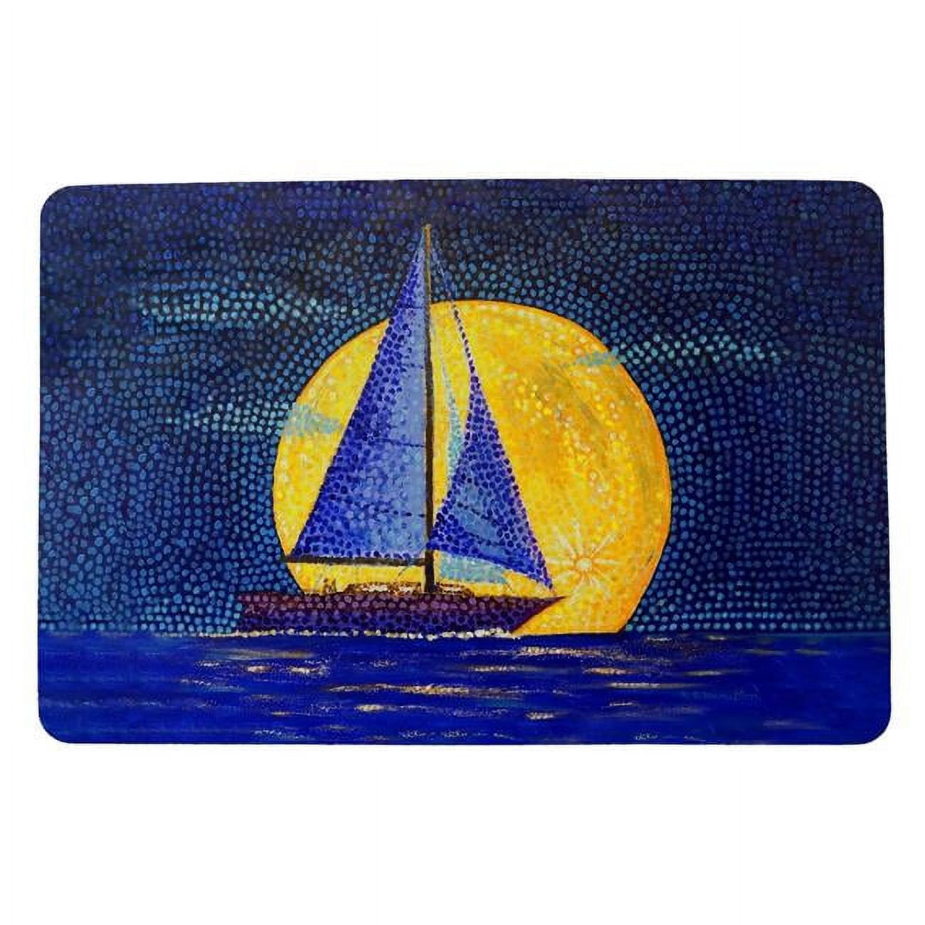 18 x 26 in. Moonrise Sailboat Door Mat