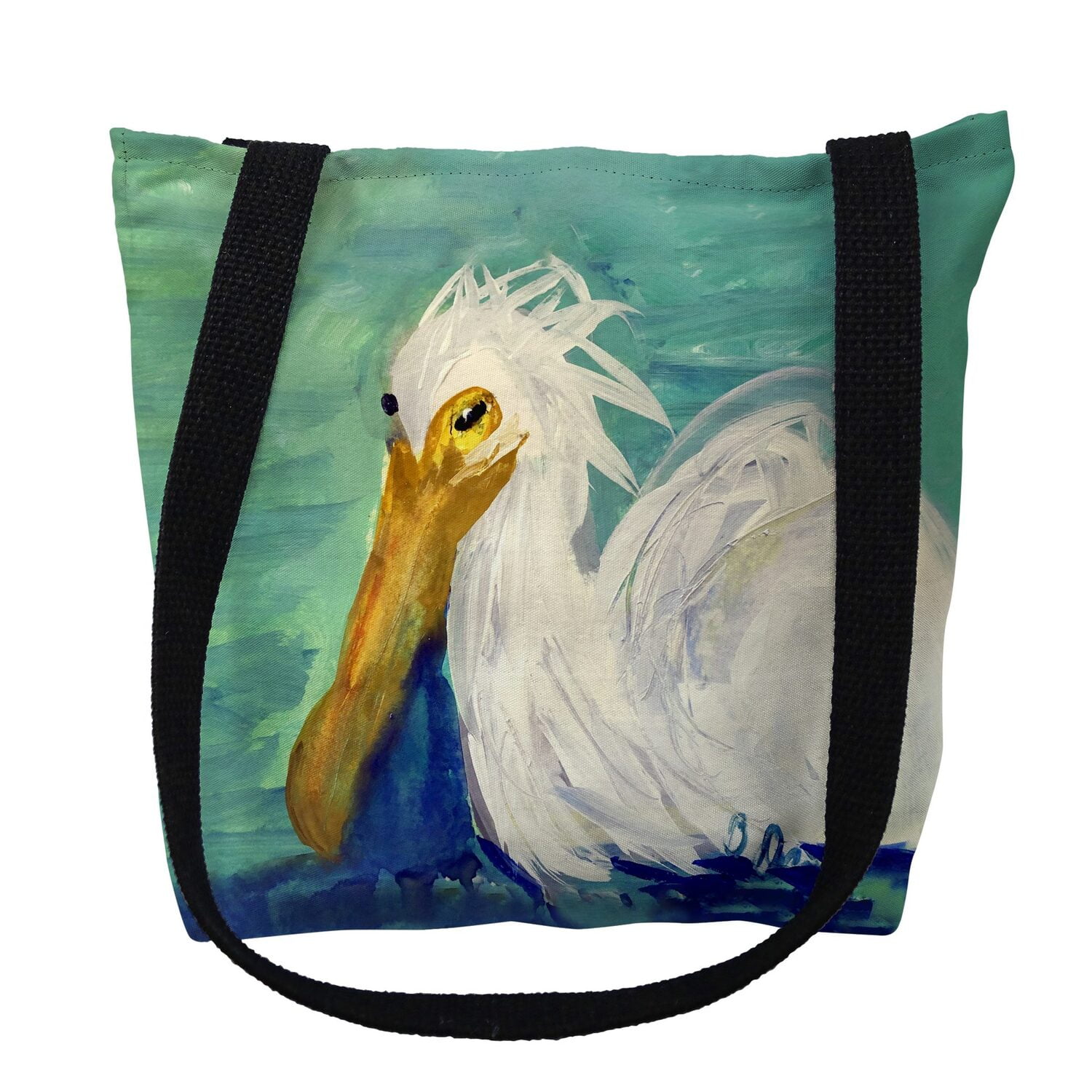 13 x 13 in. Crazy Egret Tote Bag - Small