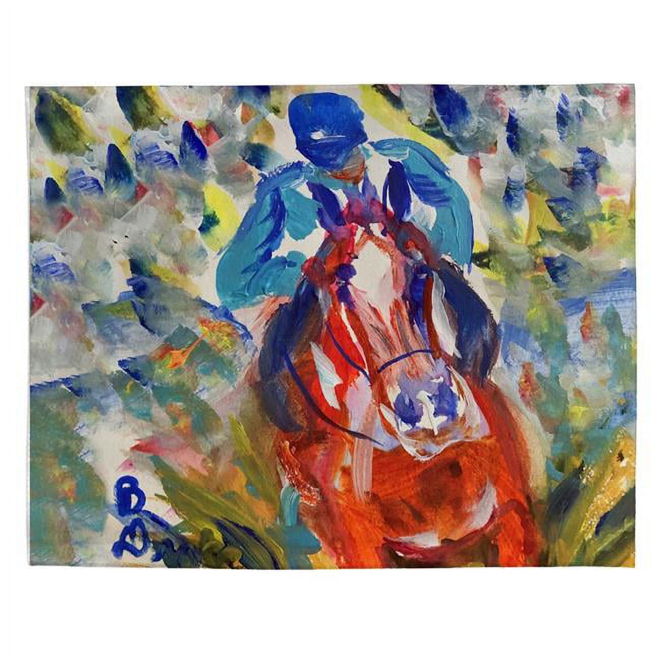 Picture of Betsy Drake PM1439 14 x 18 in. Horse Finishing Place Mat - Set of 4