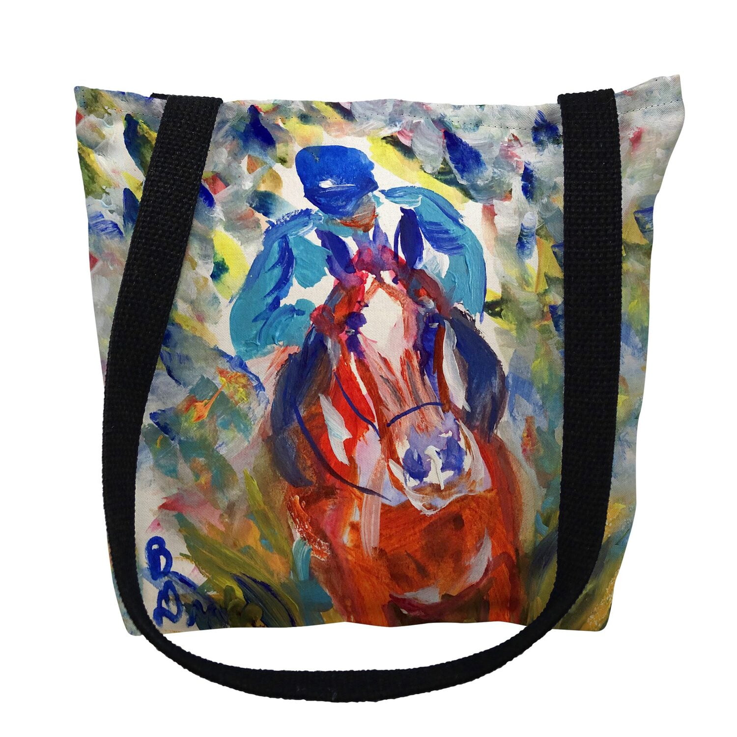 16 x 16 in. Horse Finishing Tote Bag - Medium